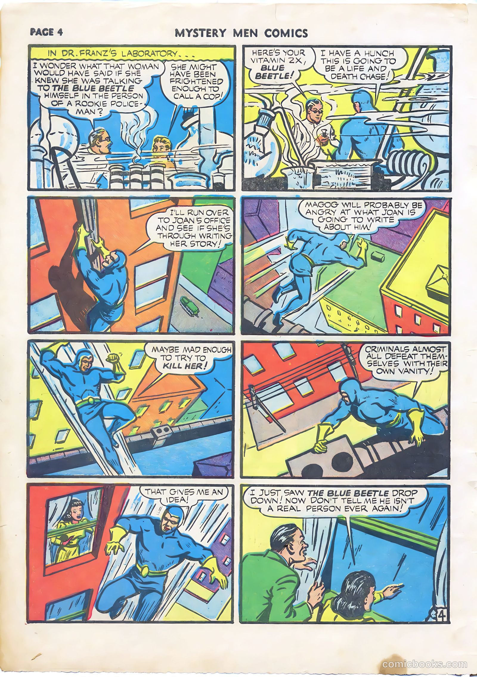 Mystery Men Comics #22 (1941) — page 6 of 67
