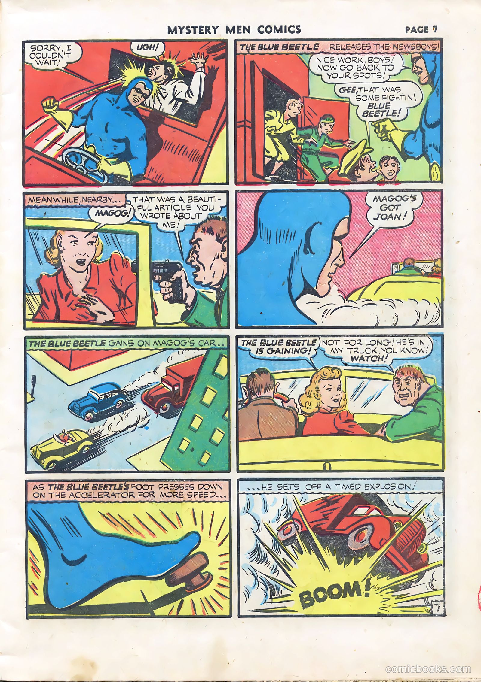 Mystery Men Comics #22 (1941) — page 9 of 67