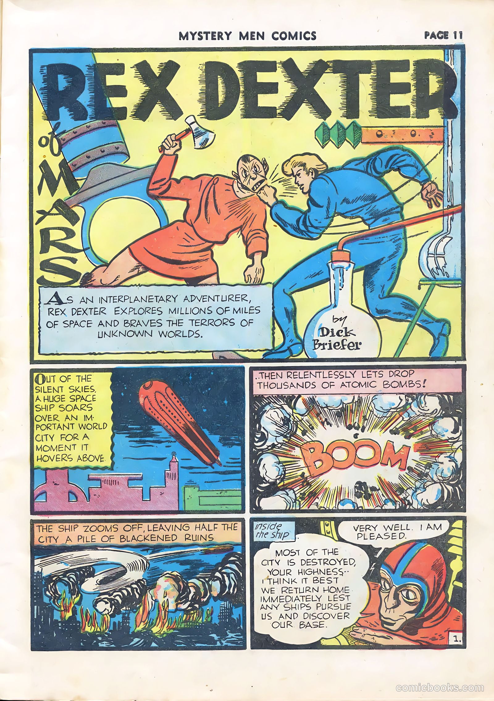 Mystery Men Comics #22 (1941) — page 13 of 67