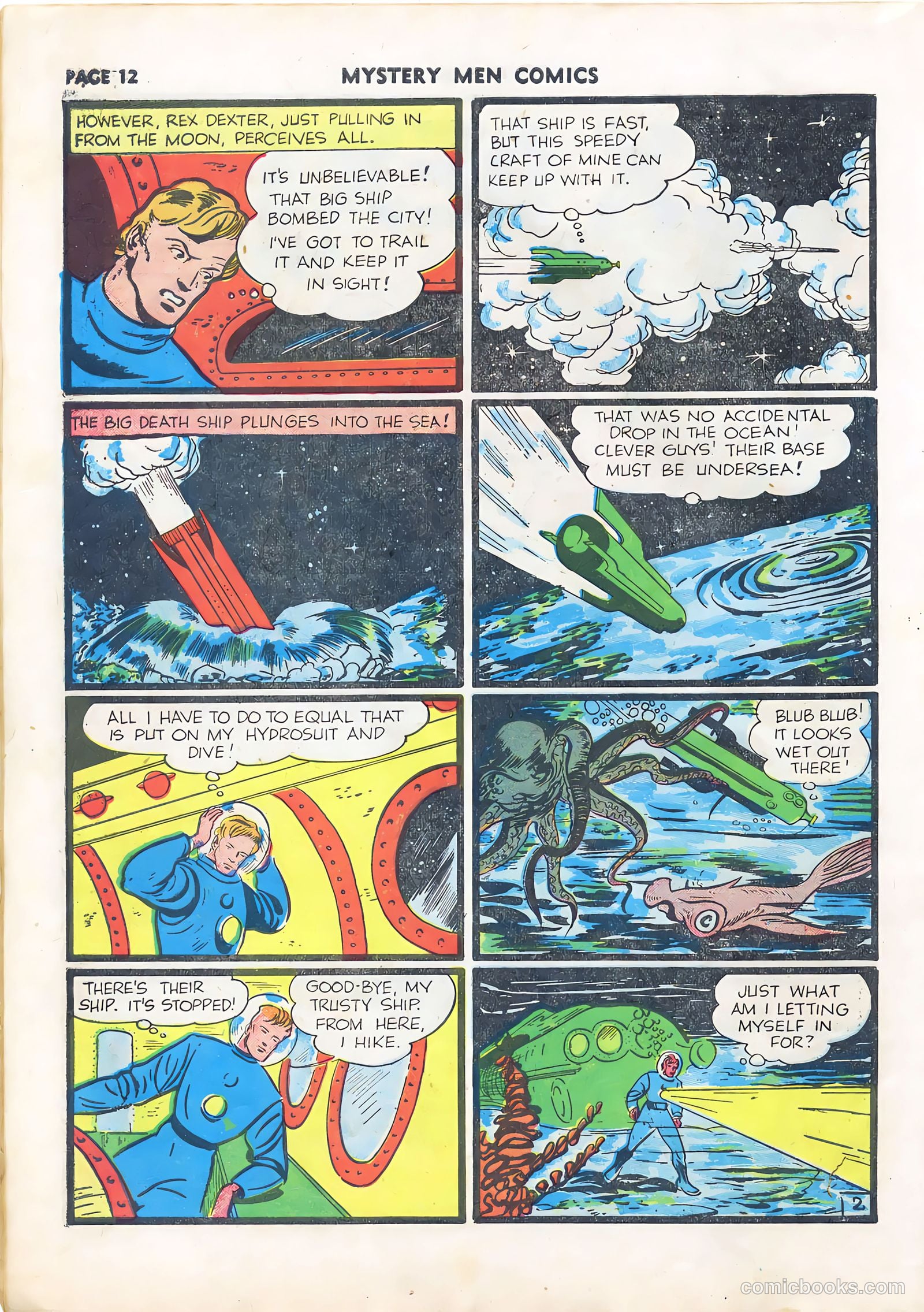 Mystery Men Comics #22 (1941) — page 14 of 67