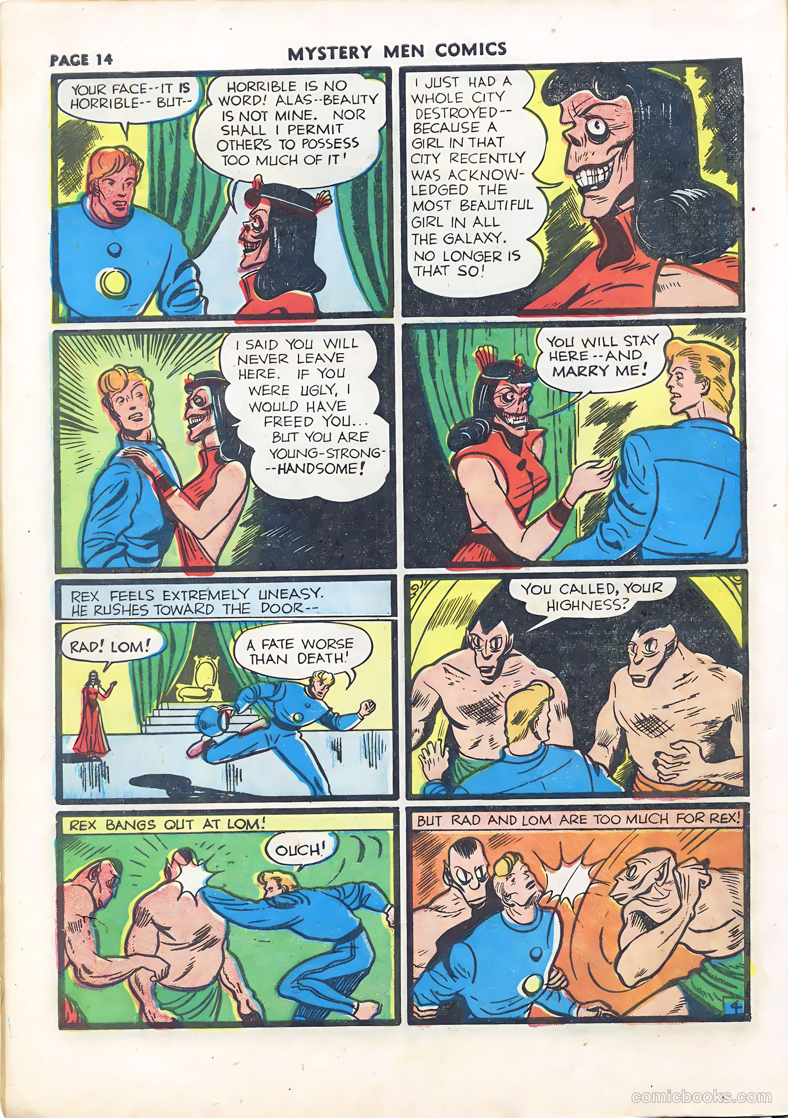 Mystery Men Comics #22 (1941) — page 16 of 67