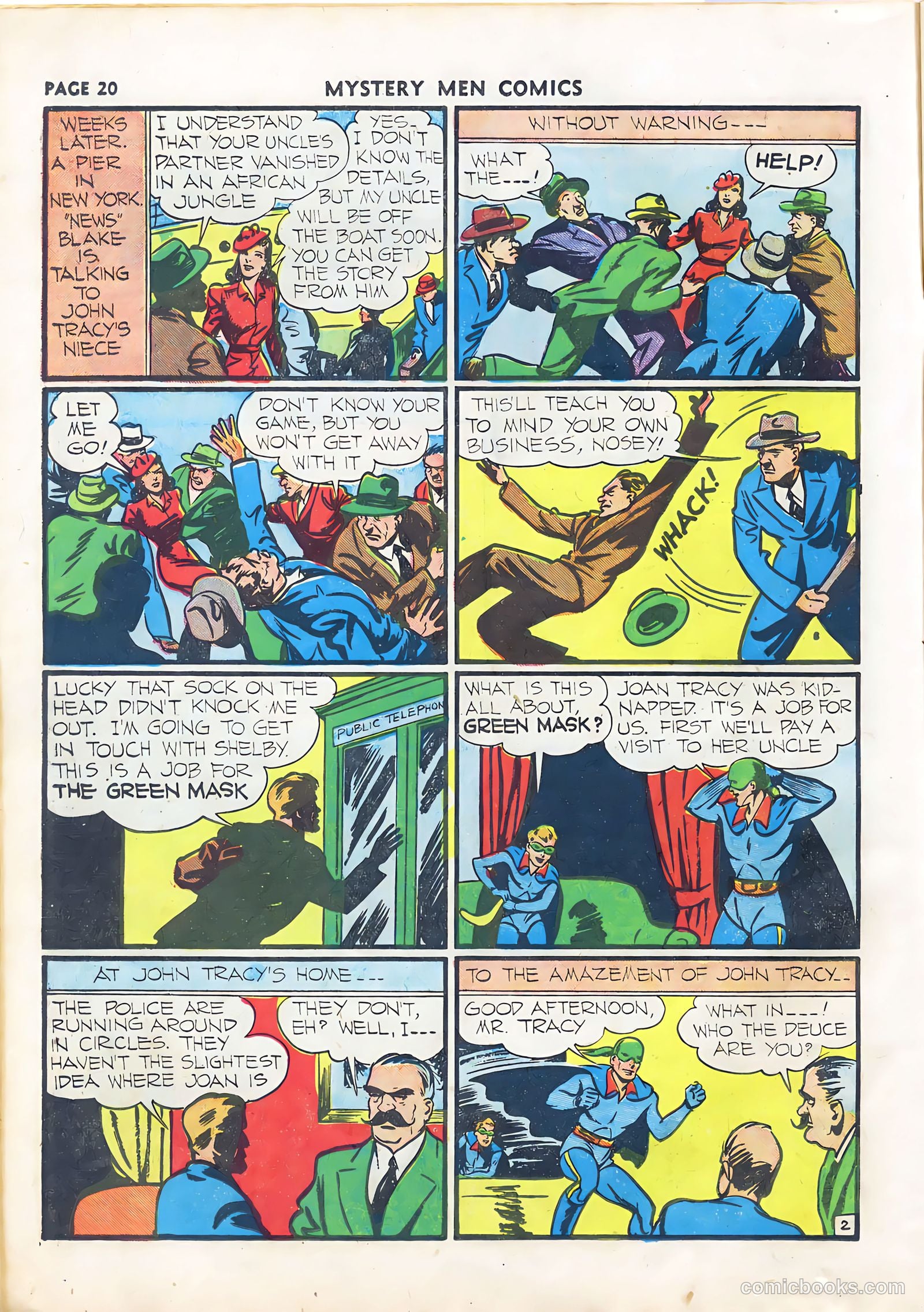 Mystery Men Comics #22 (1941) — page 22 of 67
