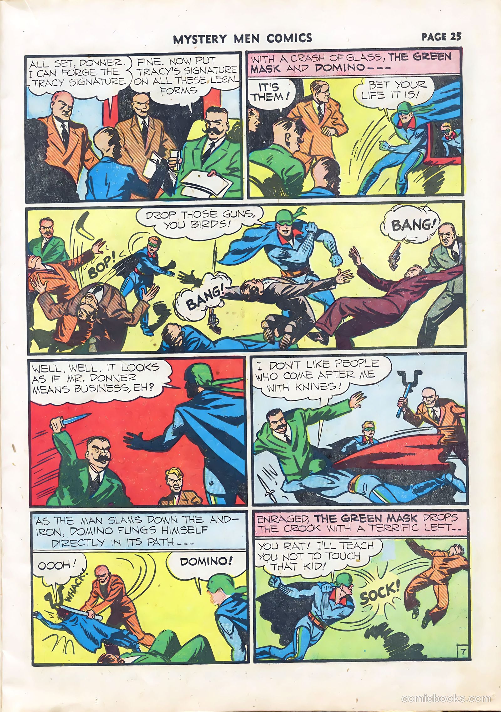 Mystery Men Comics #22 (1941) — page 27 of 67