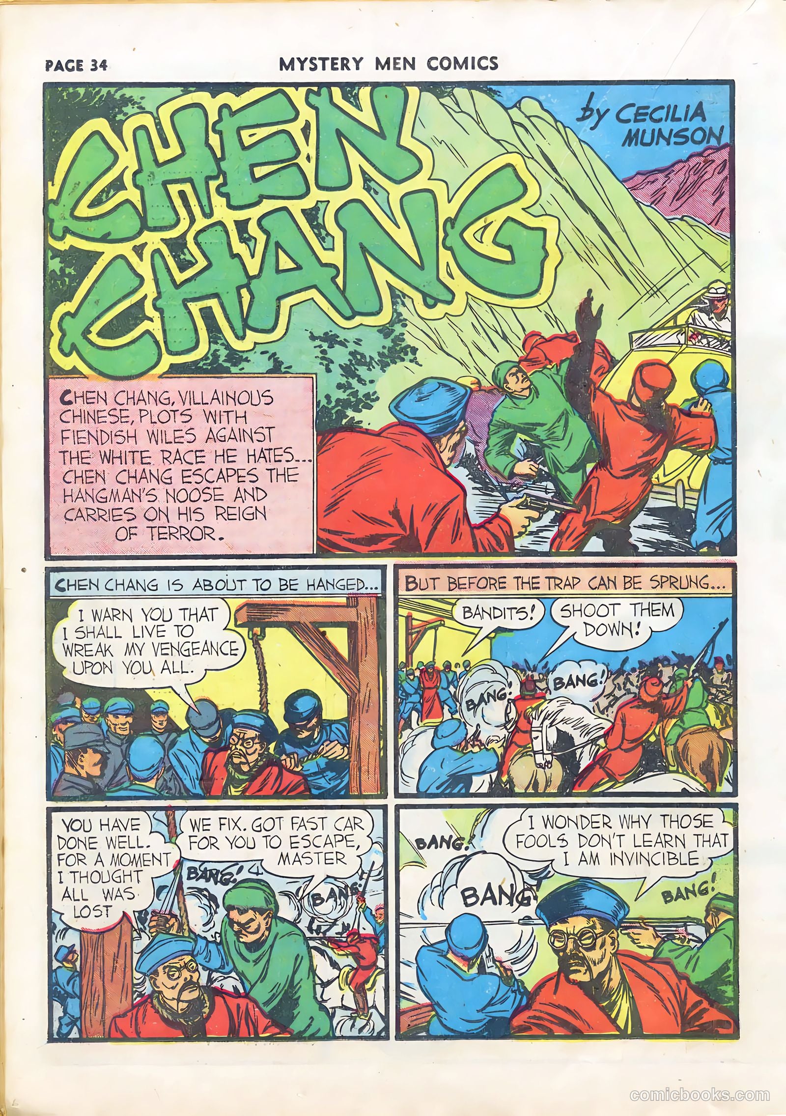 Mystery Men Comics #22 (1941) — page 35 of 67