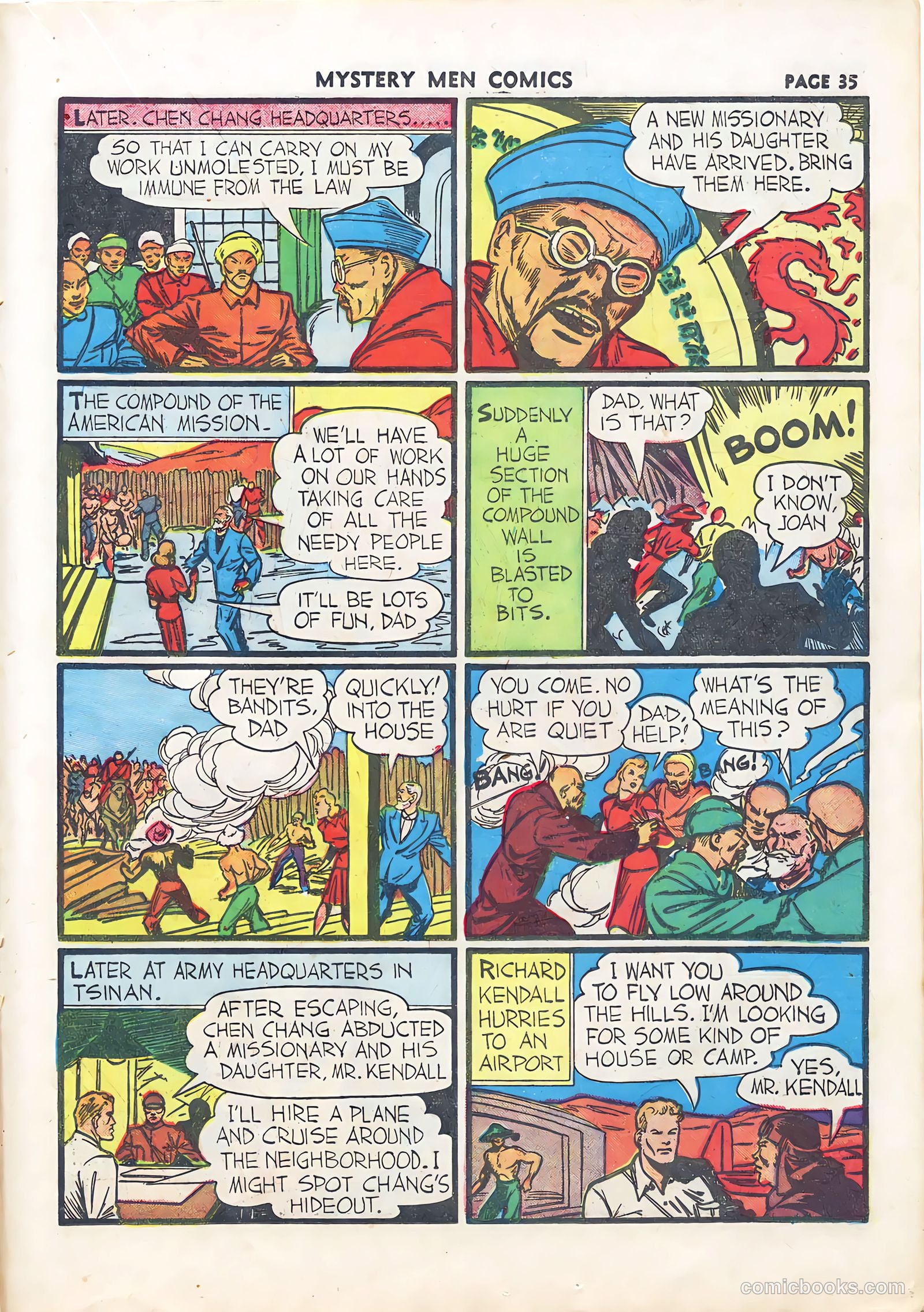 Mystery Men Comics #22 (1941) — page 36 of 67