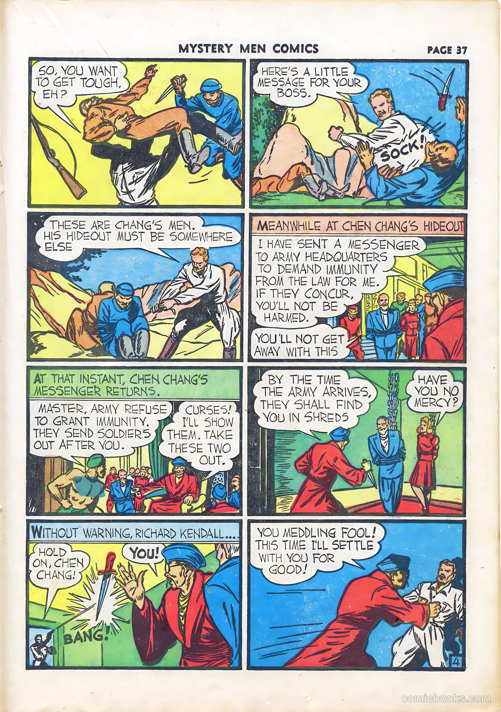 Mystery Men Comics #22 (1941) — page 38 of 67