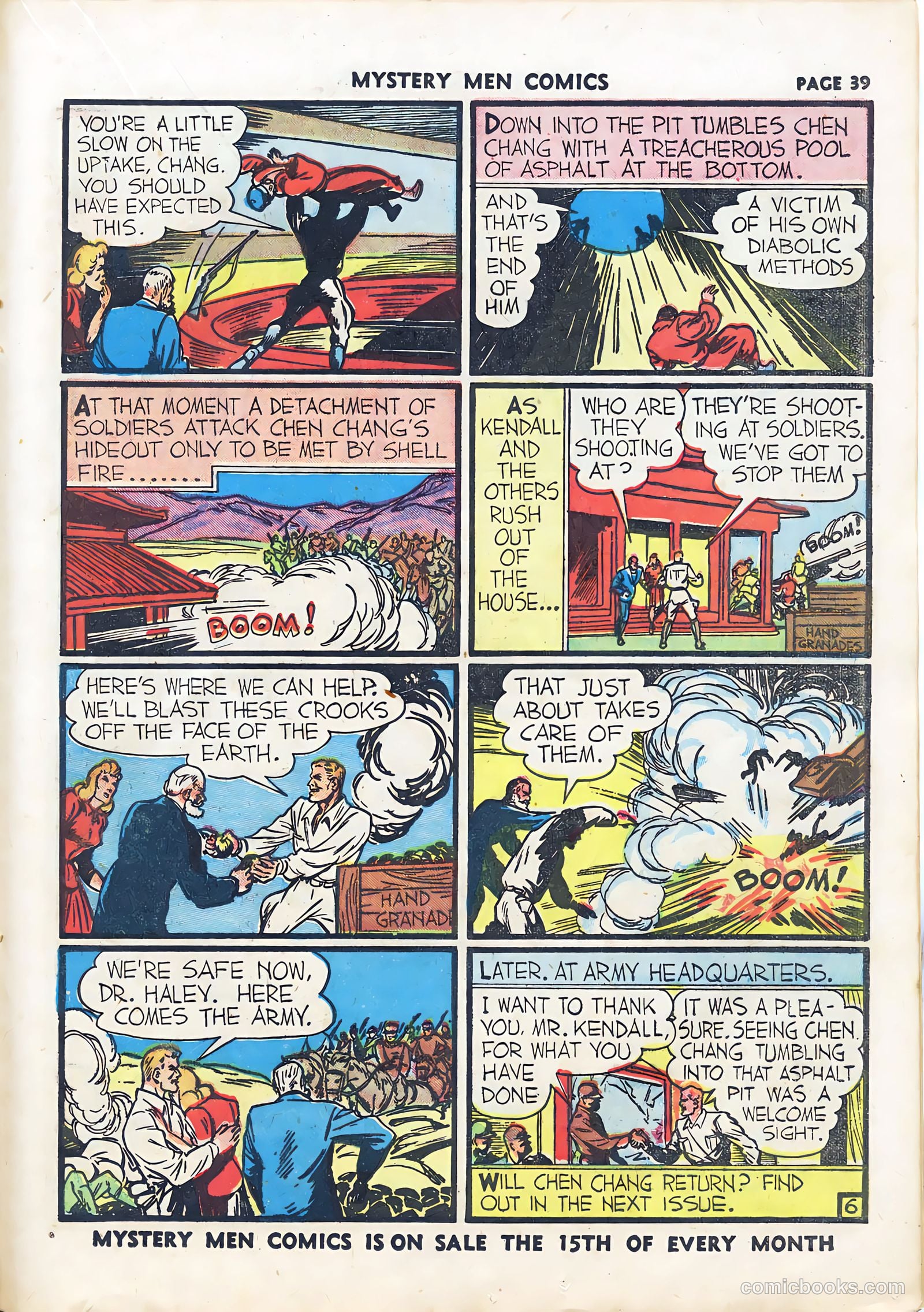 Mystery Men Comics #22 (1941) — page 40 of 67