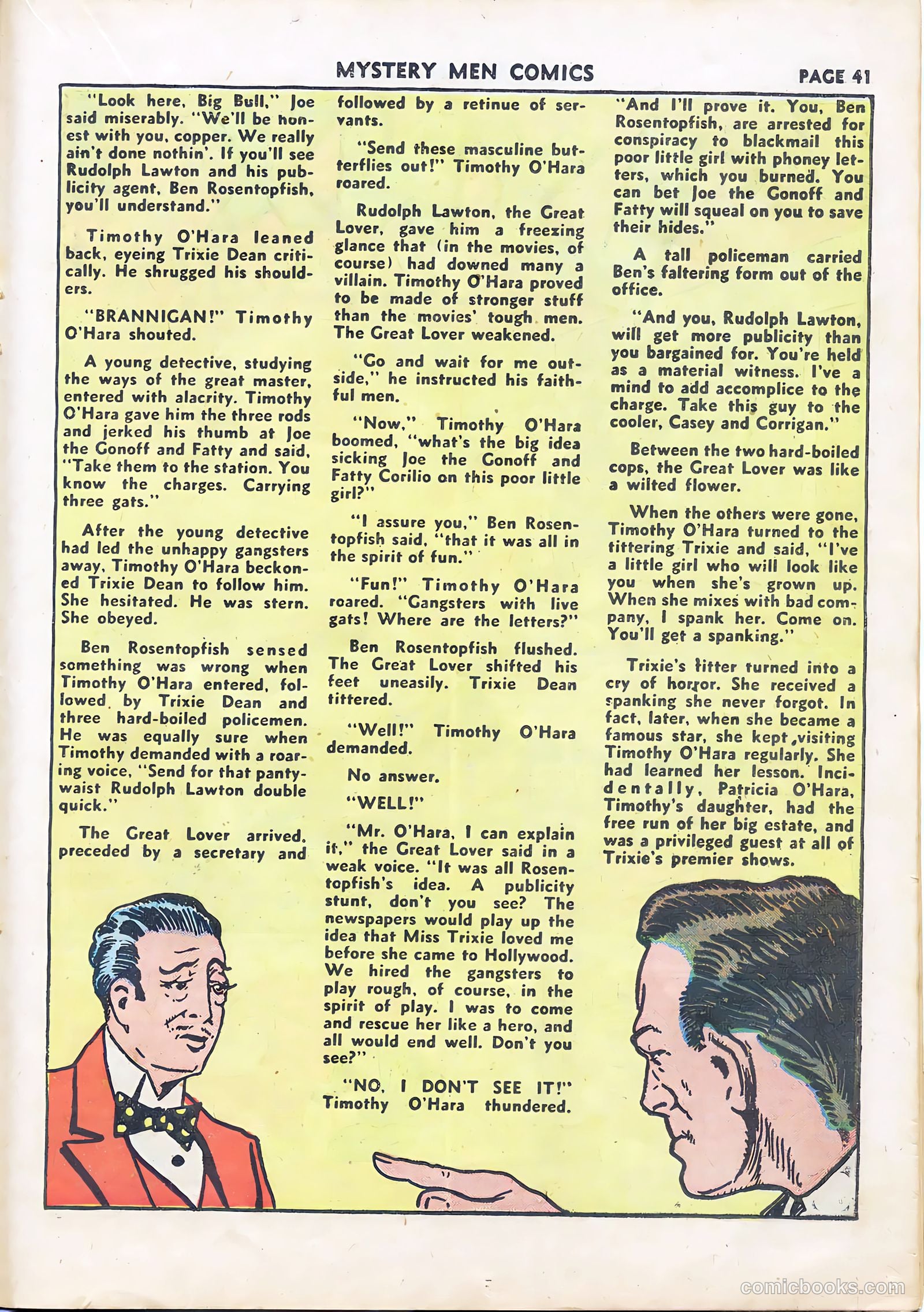 Mystery Men Comics #22 (1941) — page 42 of 67
