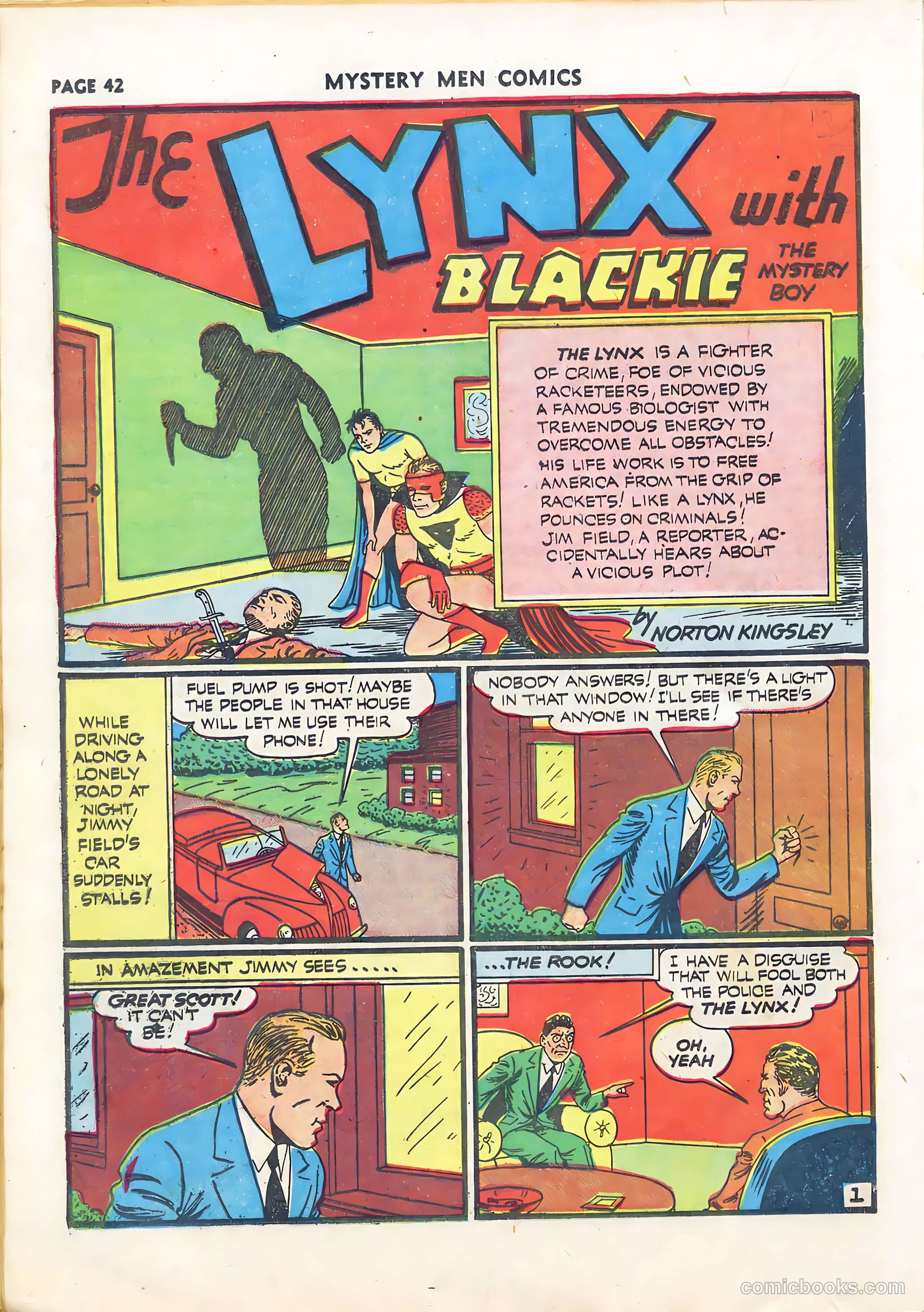 Mystery Men Comics #22 (1941) — page 43 of 67