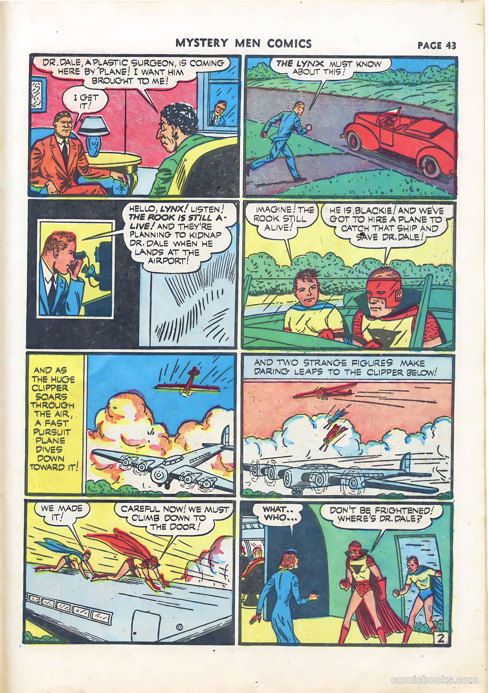 Mystery Men Comics #22 (1941) — page 44 of 67