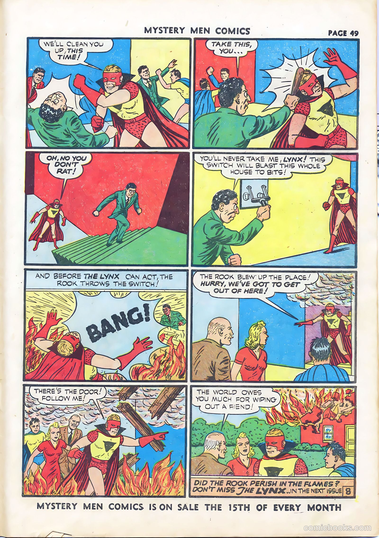 Mystery Men Comics #22 (1941) — page 50 of 67