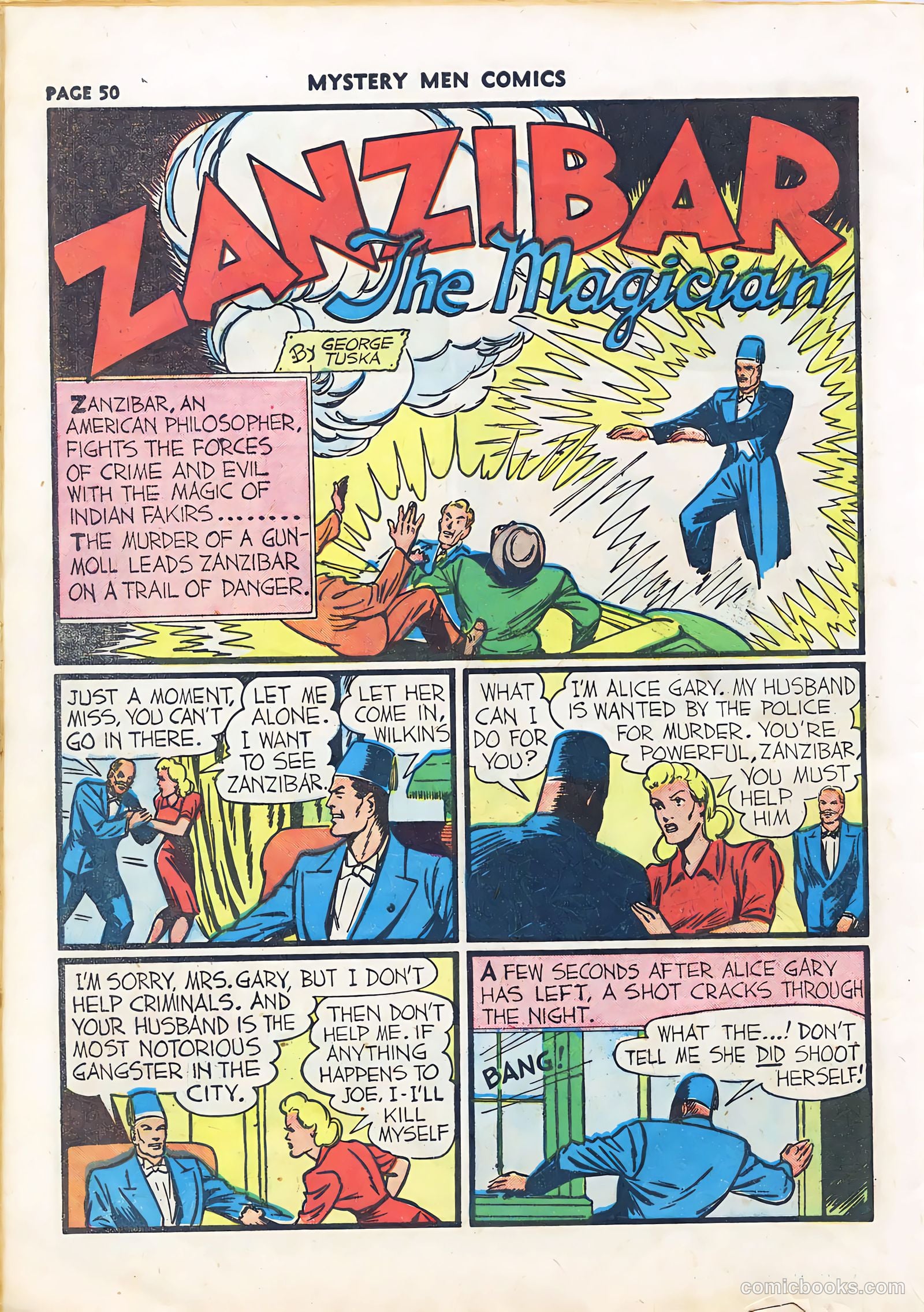 Mystery Men Comics #22 (1941) — page 51 of 67