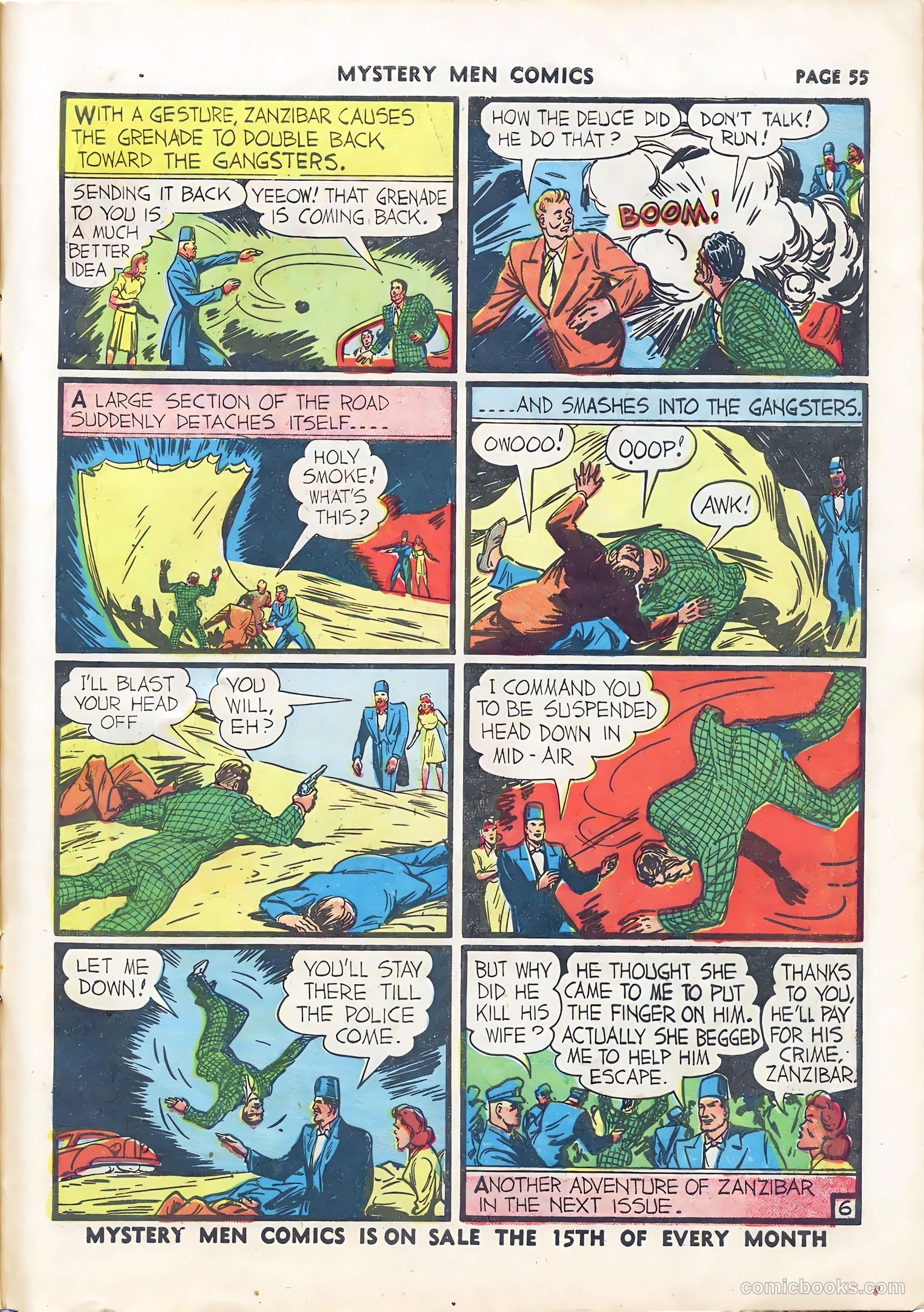 Mystery Men Comics #22 (1941) — page 56 of 67