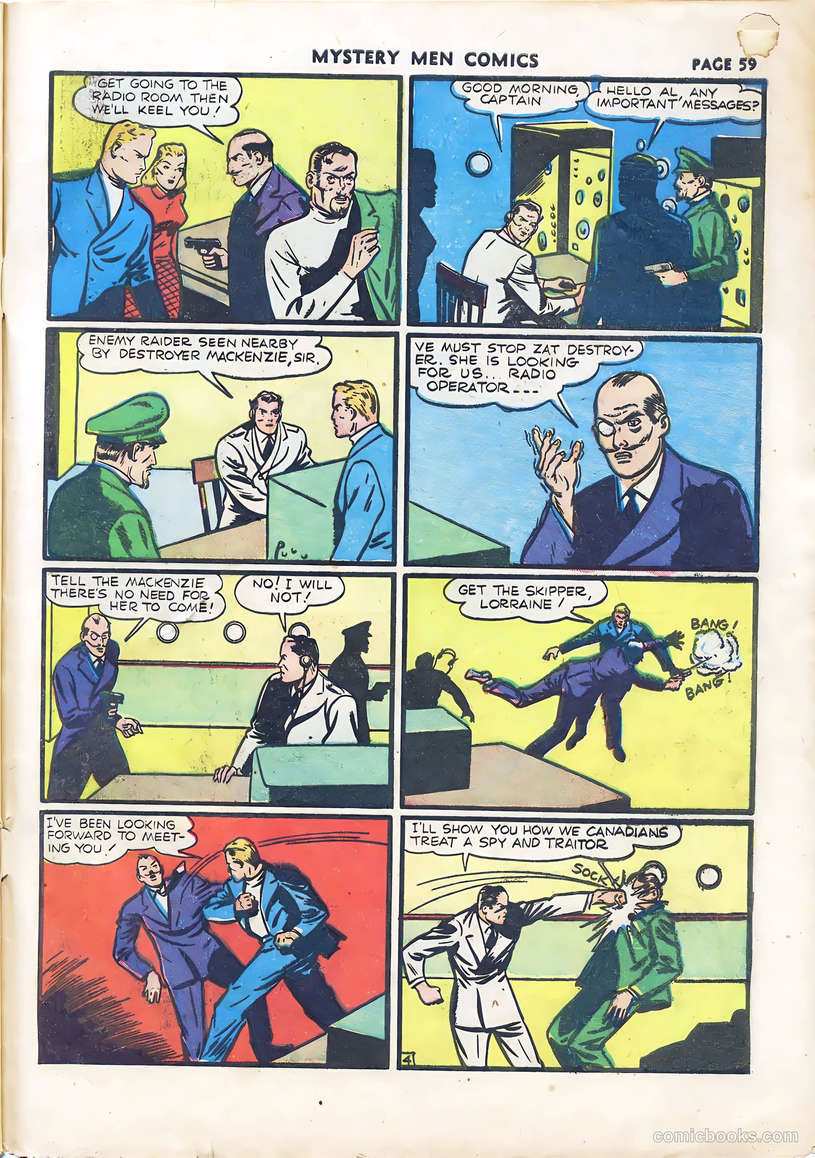 Mystery Men Comics #22 (1941) — page 60 of 67