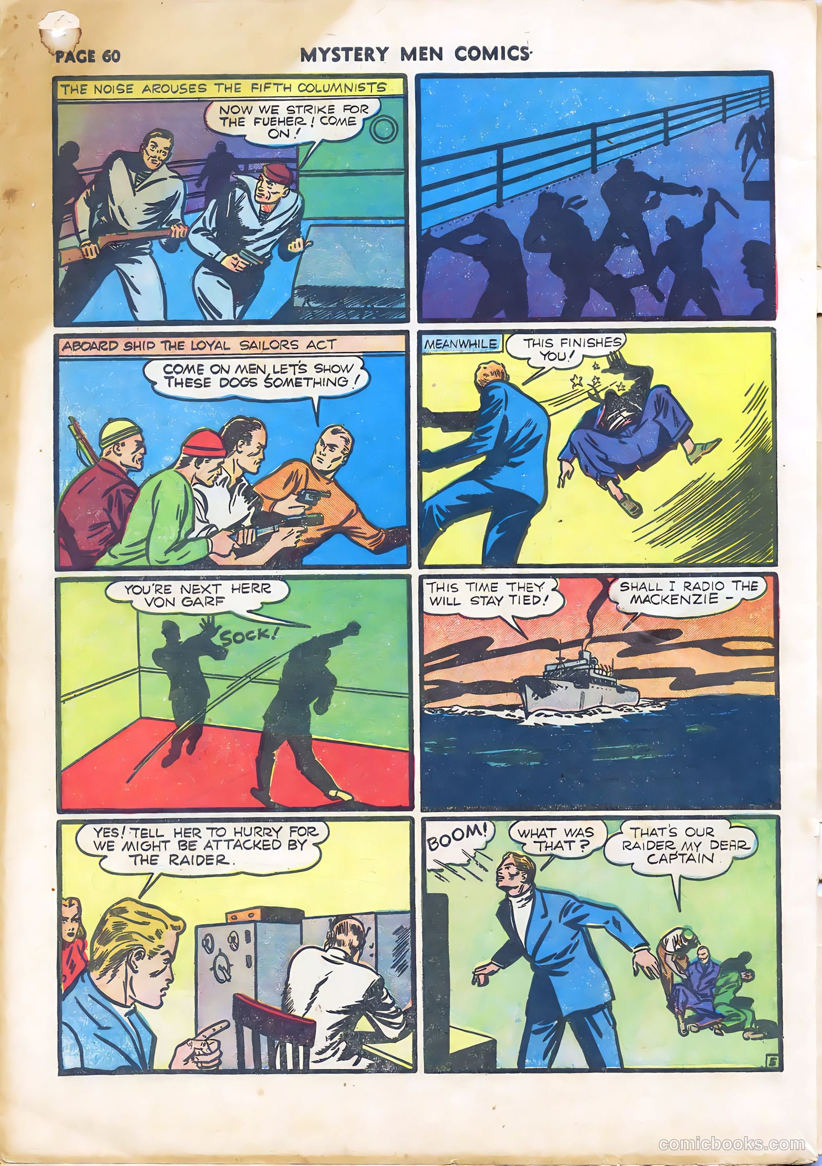 Mystery Men Comics #22 (1941) — page 61 of 67