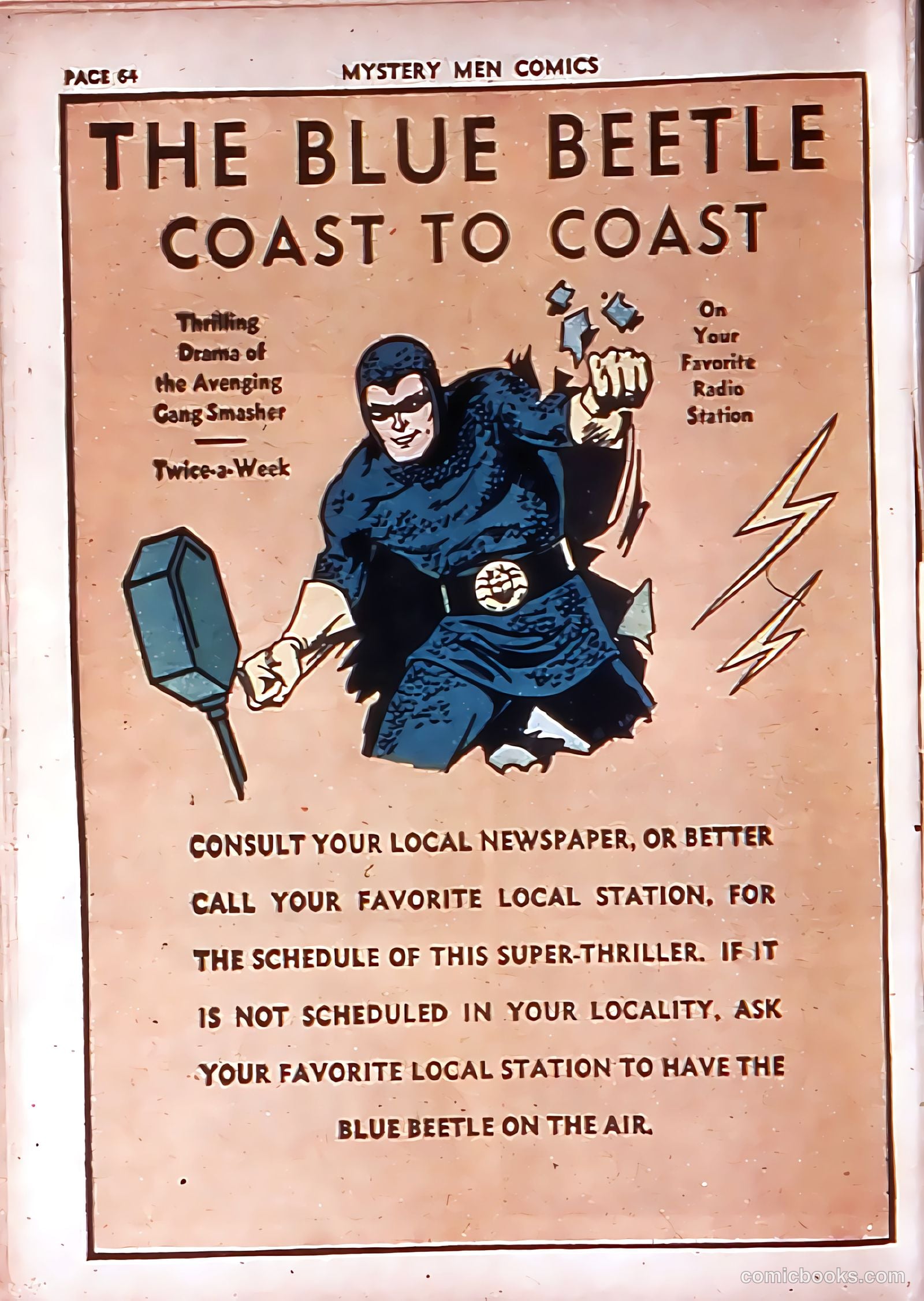 Mystery Men Comics #22 (1941) — page 65 of 67