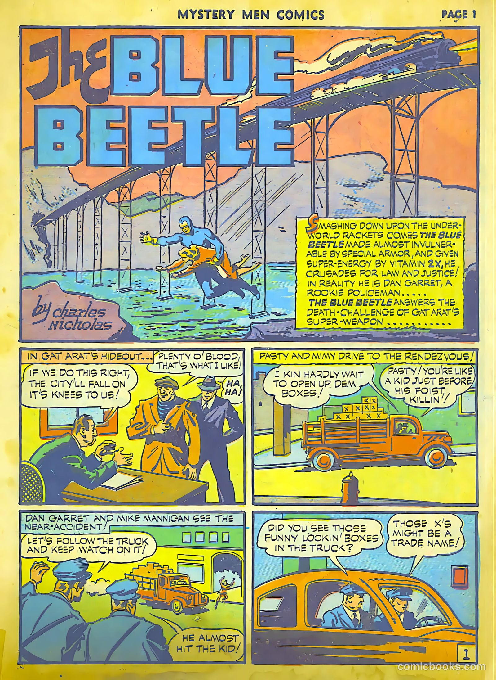 Mystery Men Comics #23 (1941) — page 3 of 67