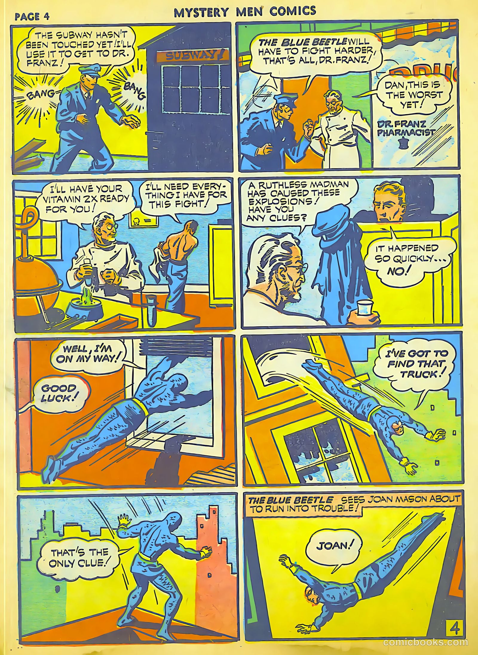 Mystery Men Comics #23 (1941) — page 6 of 67