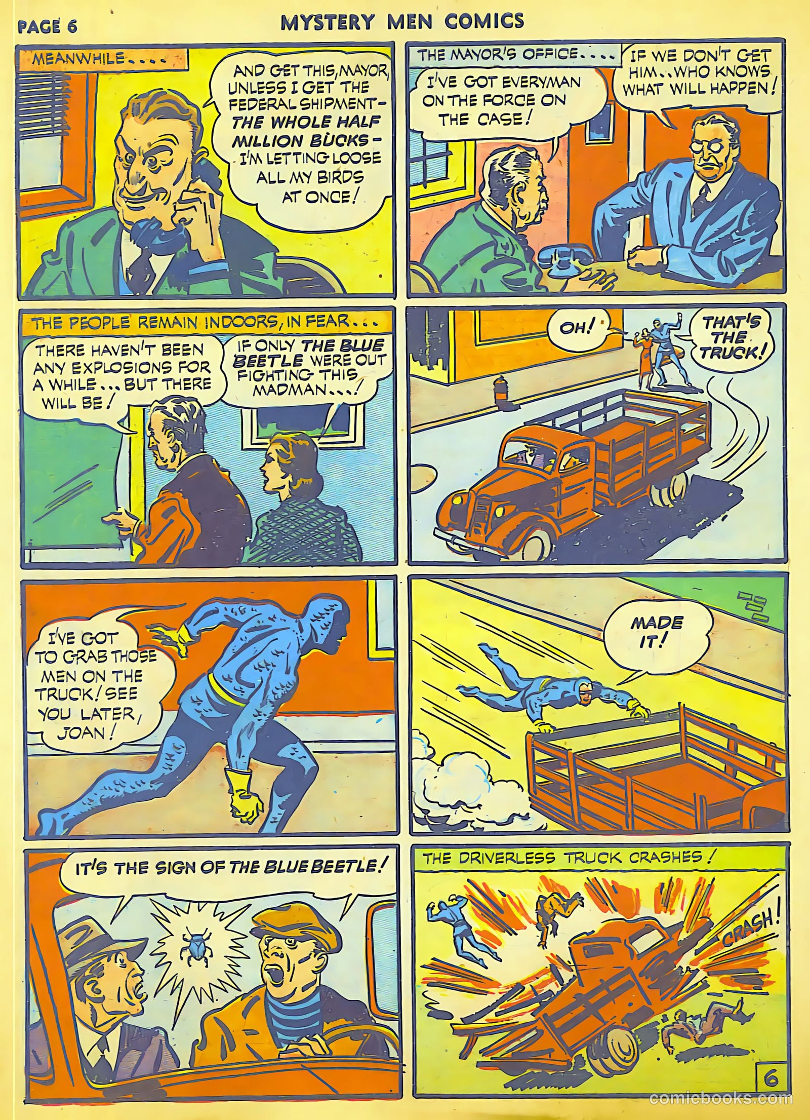 Mystery Men Comics #23 (1941) — page 8 of 67