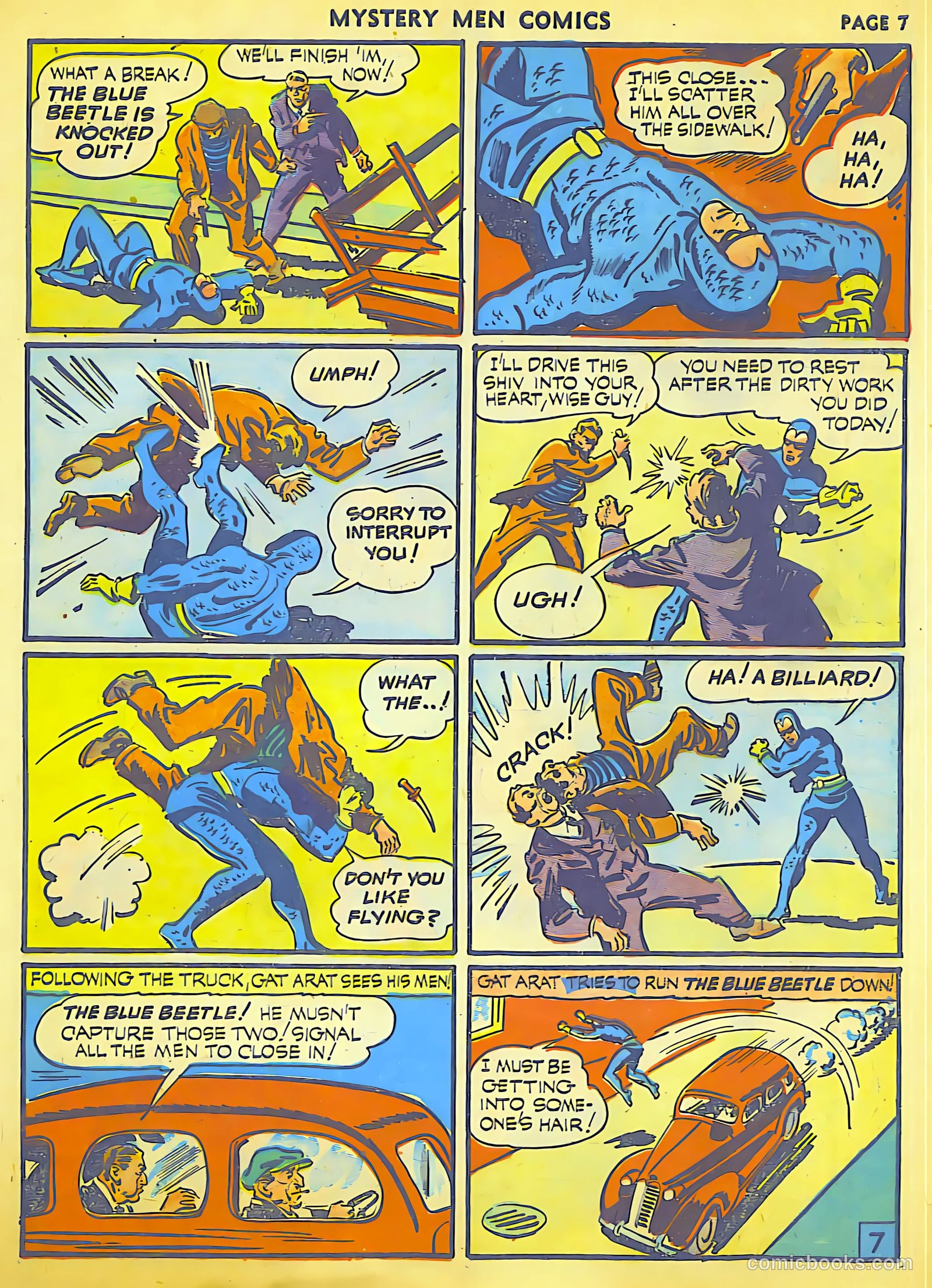 Mystery Men Comics #23 (1941) — page 9 of 67