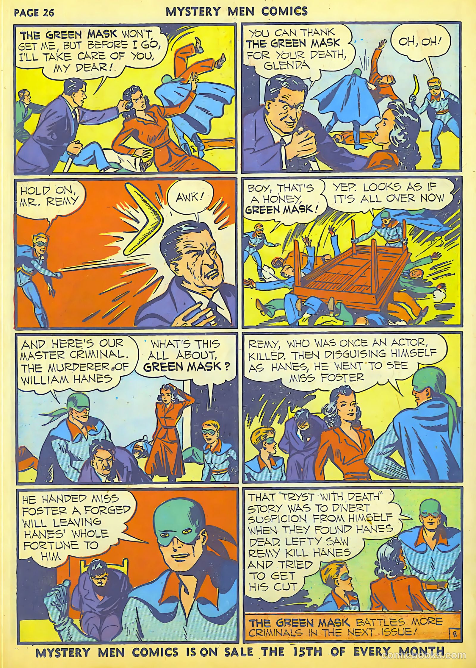 Mystery Men Comics #23 (1941) — page 28 of 67