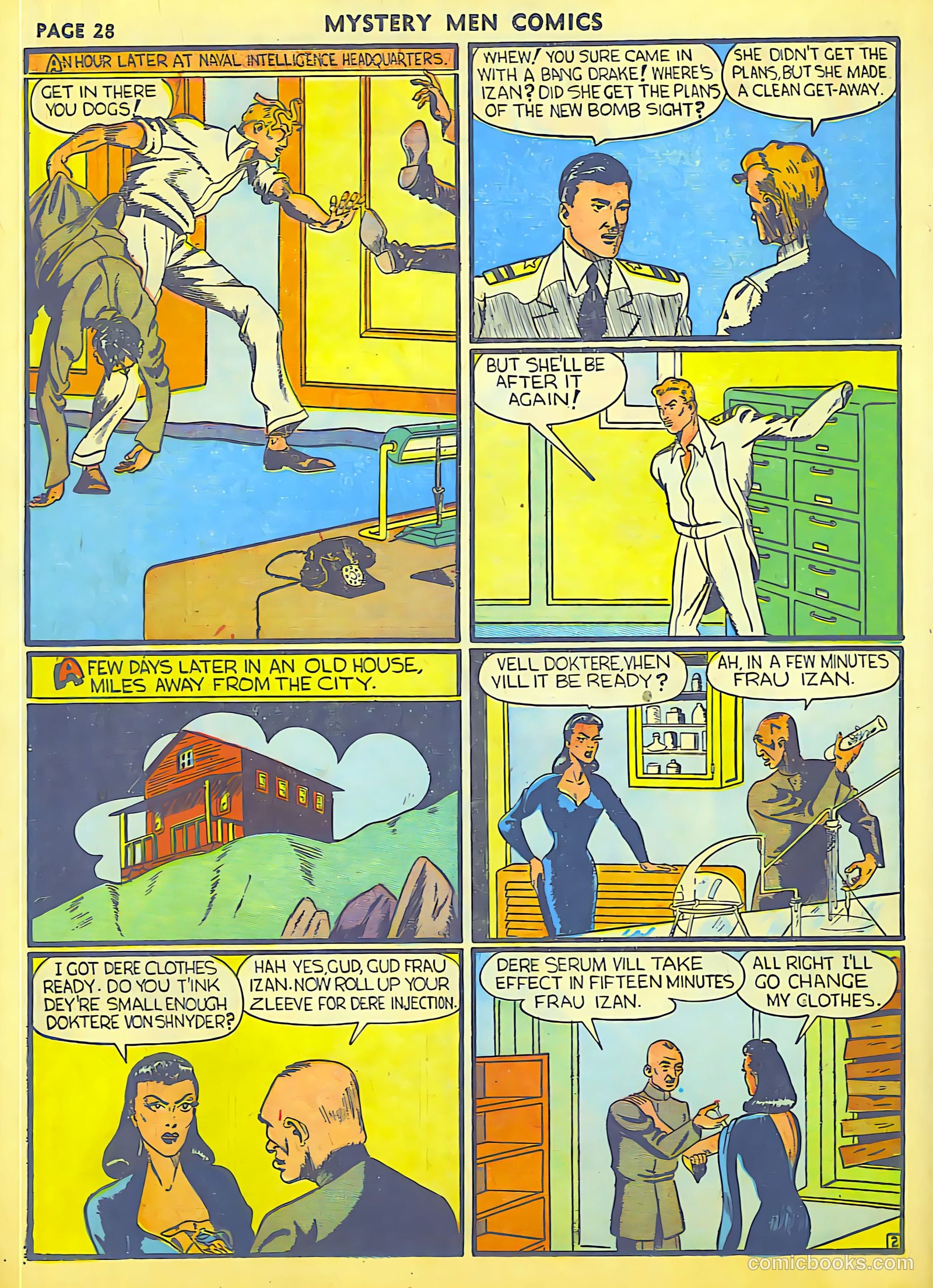 Mystery Men Comics #23 (1941) — page 30 of 67