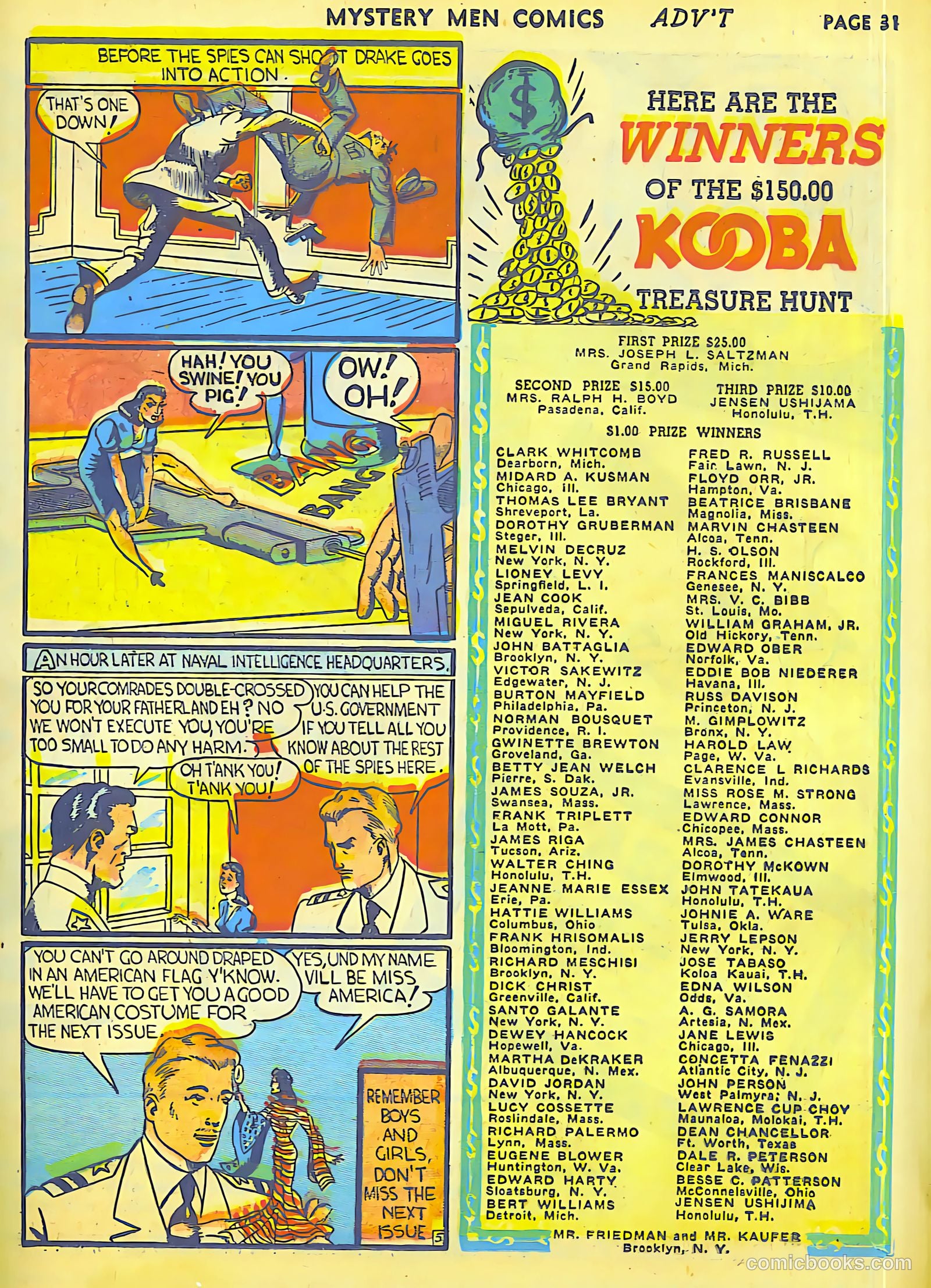 Mystery Men Comics #23 (1941) — page 33 of 67