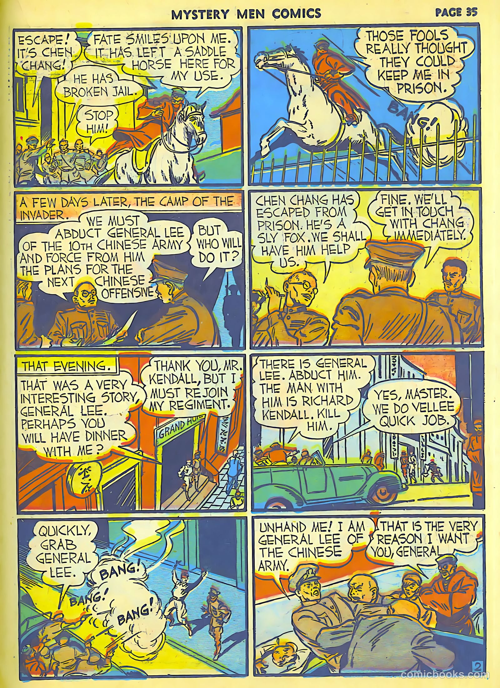 Mystery Men Comics #23 (1941) — page 36 of 67