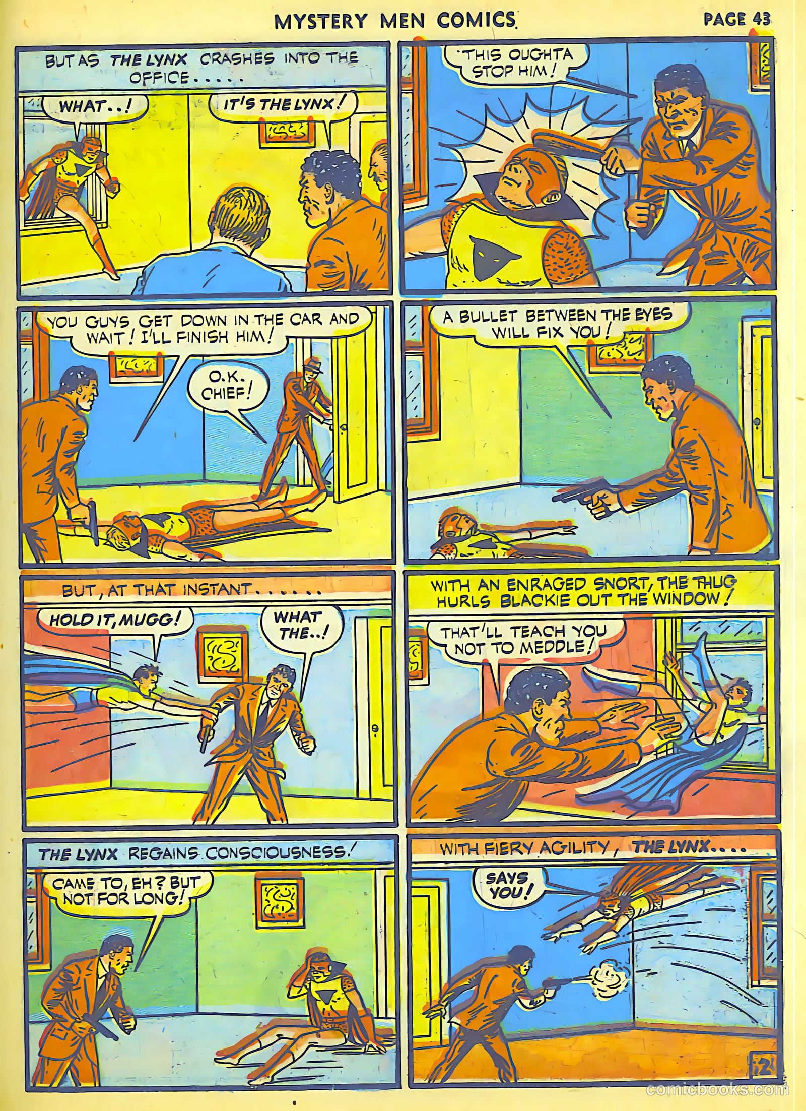 Mystery Men Comics #23 (1941) — page 44 of 67