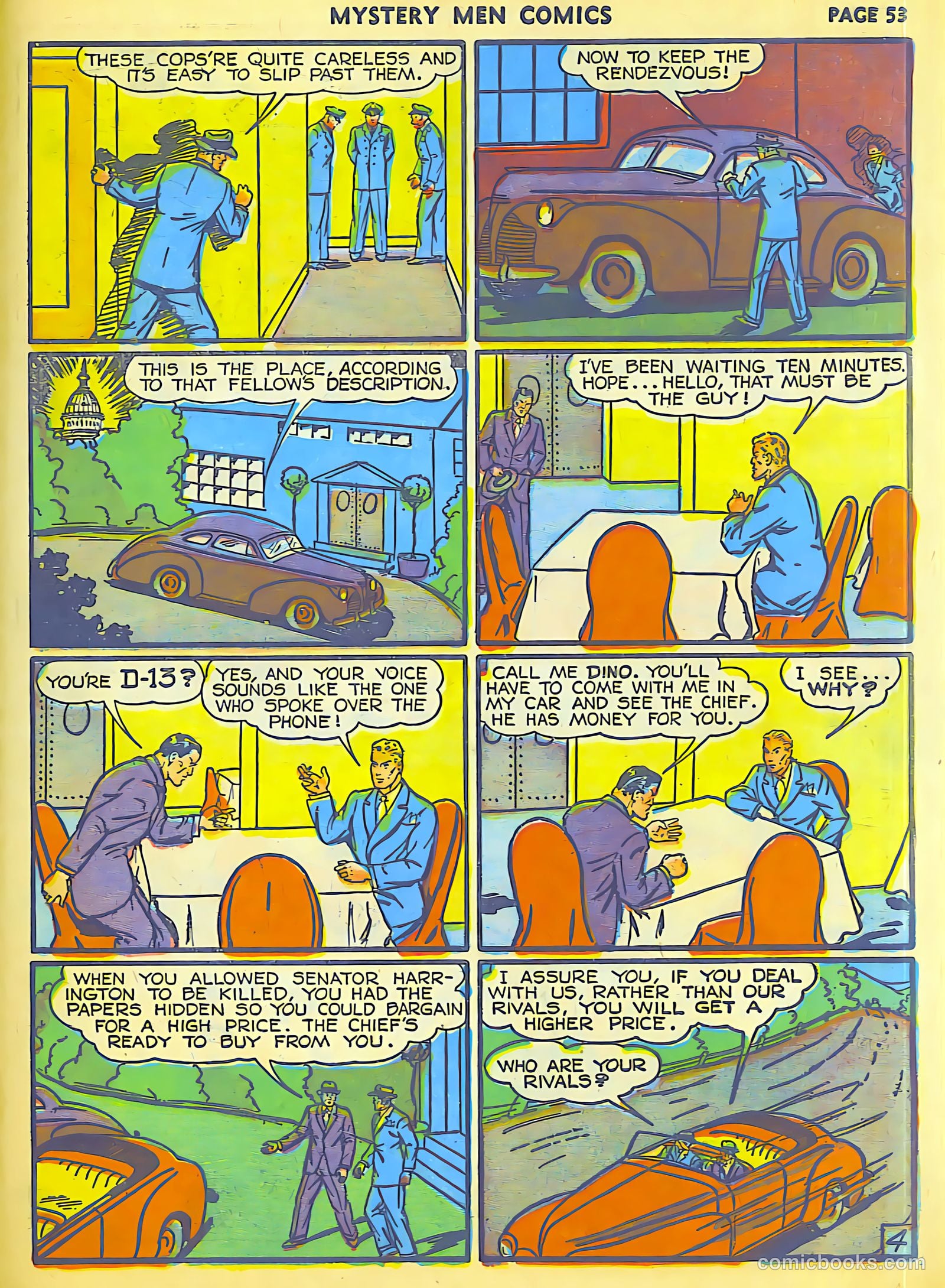 Mystery Men Comics #23 (1941) — page 54 of 67