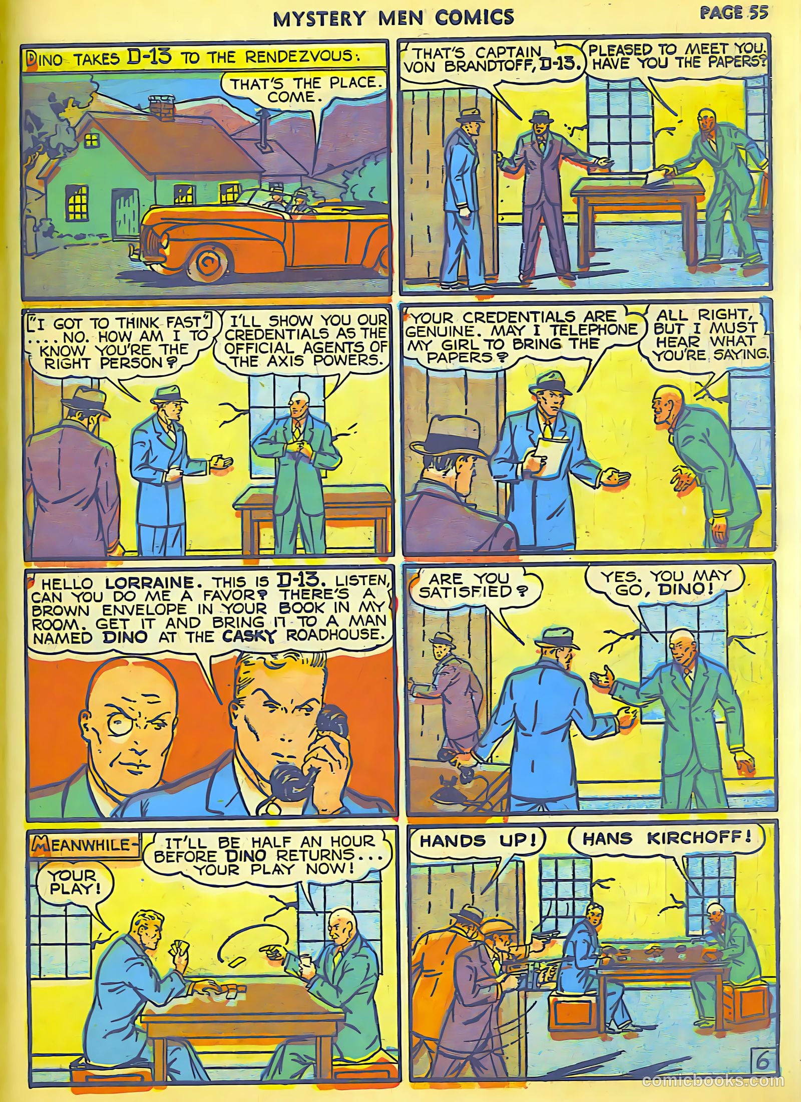 Mystery Men Comics #23 (1941) — page 56 of 67