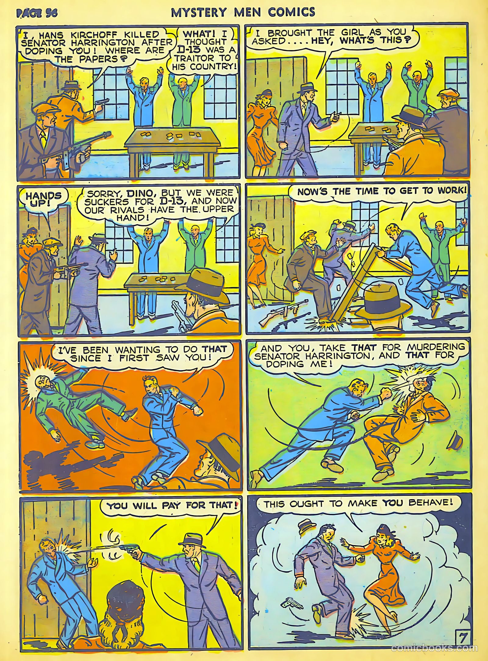 Mystery Men Comics #23 (1941) — page 57 of 67