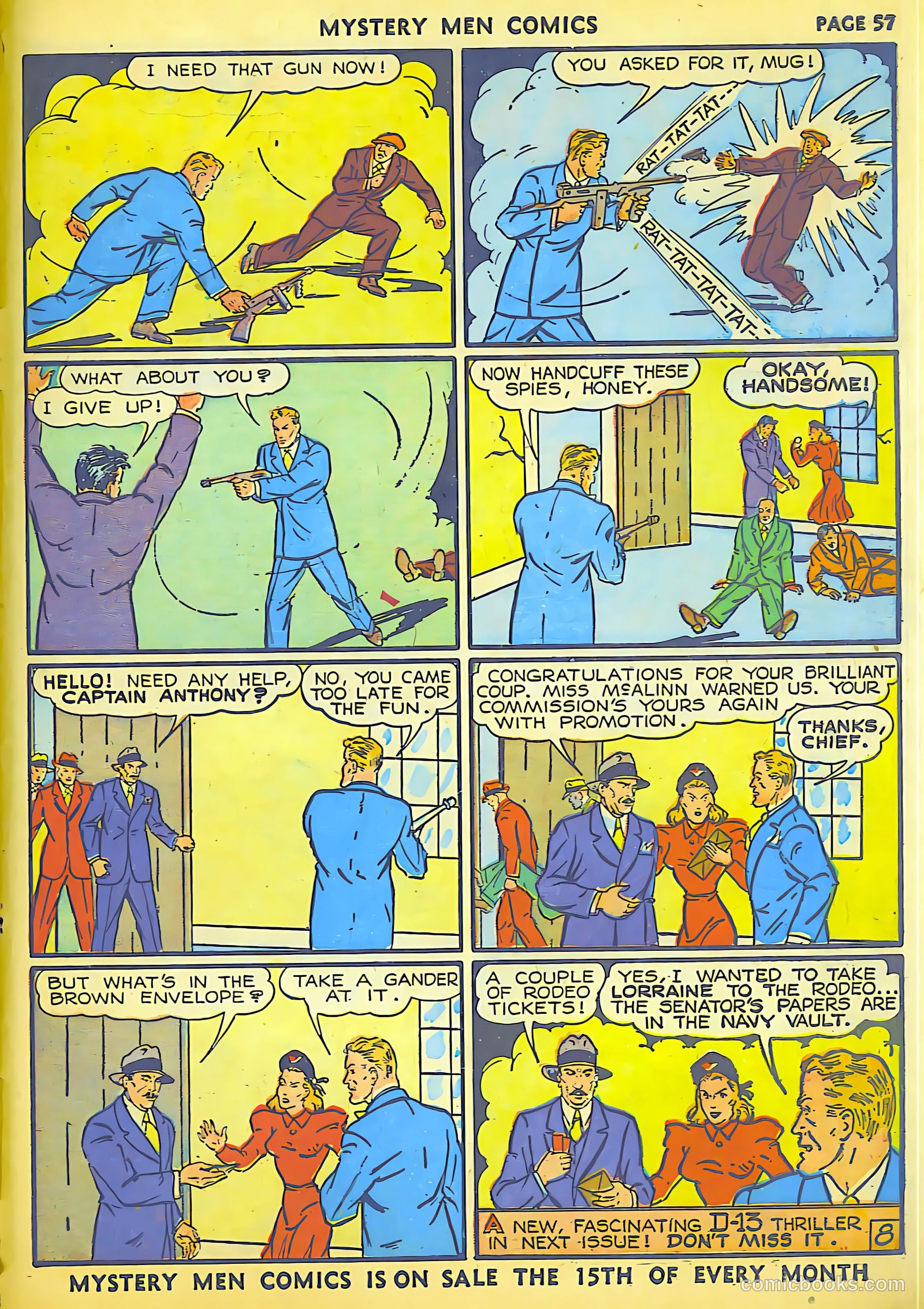 Mystery Men Comics #23 (1941) — page 58 of 67
