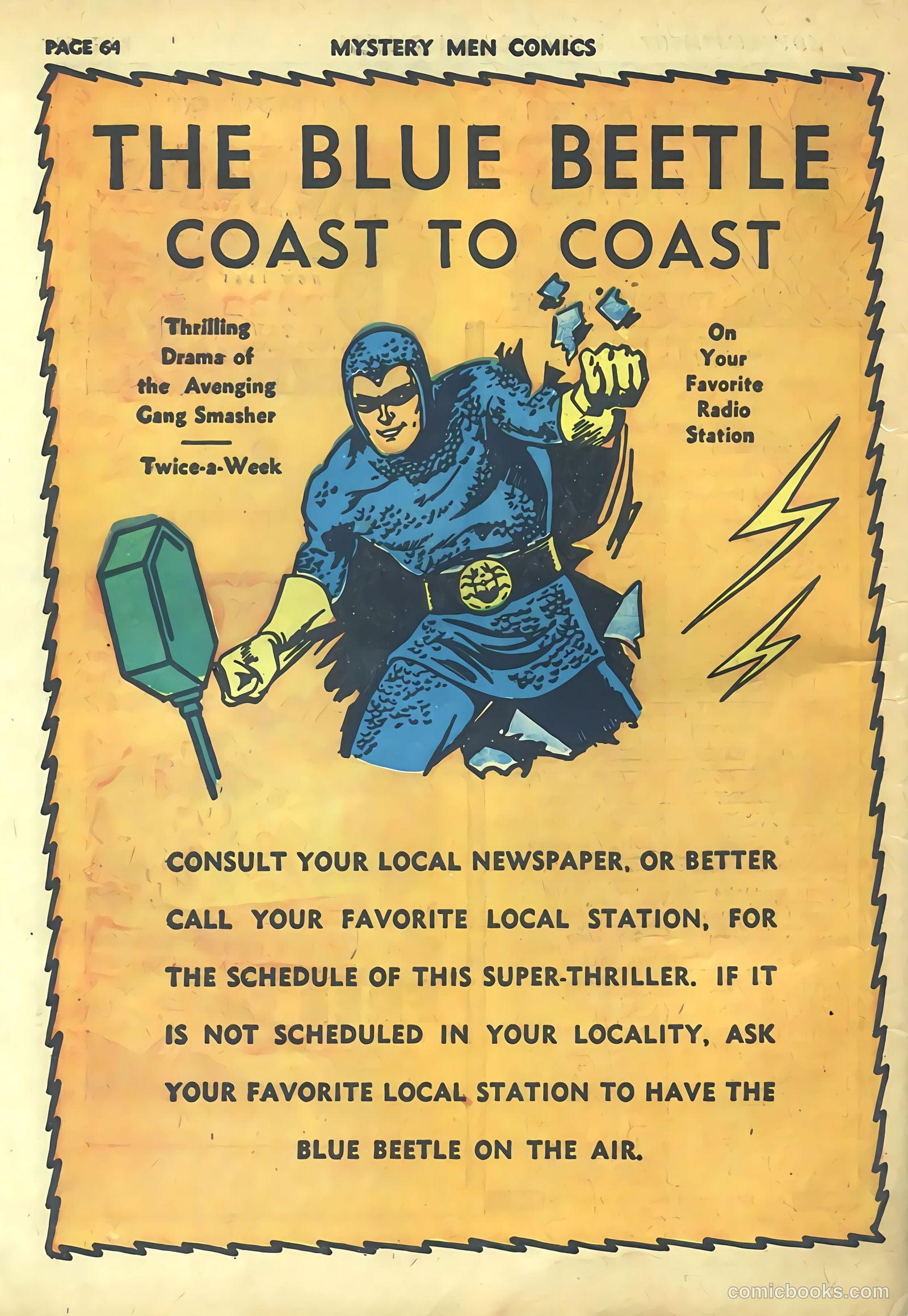 Mystery Men Comics #23 (1941) — page 65 of 67