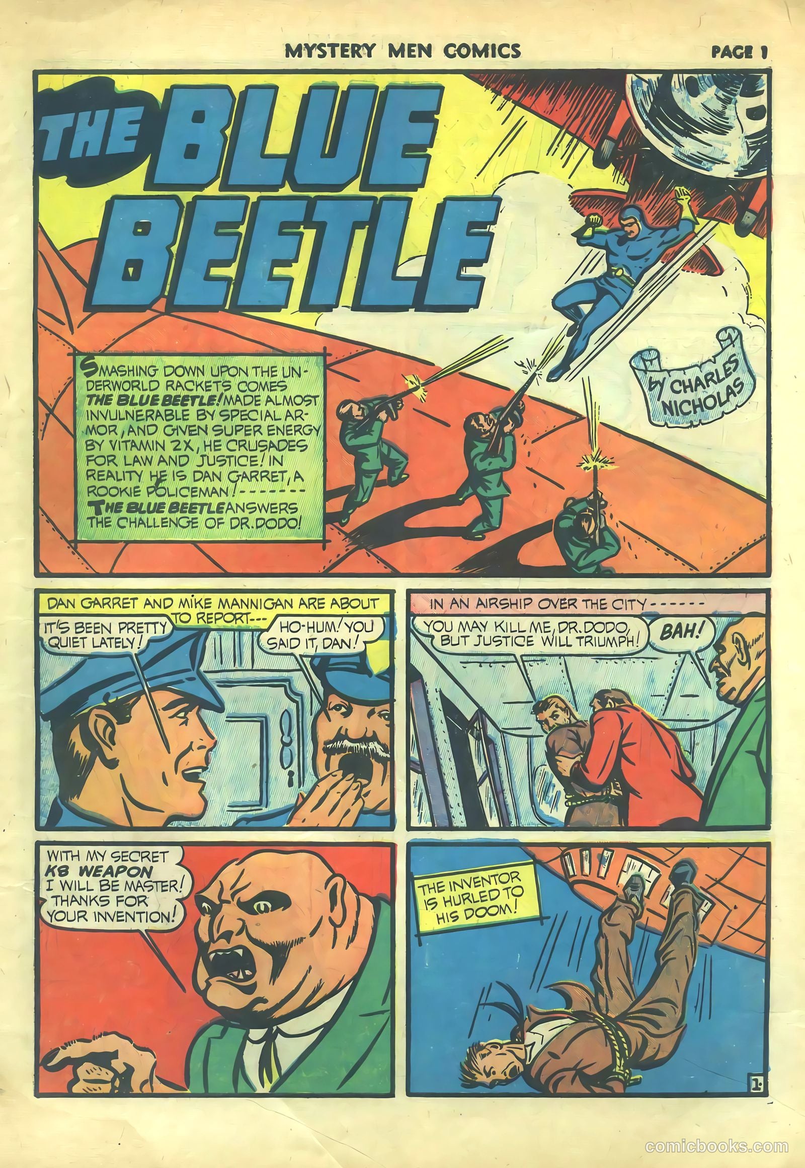 Mystery Men Comics #24 (1941) — page 3 of 68
