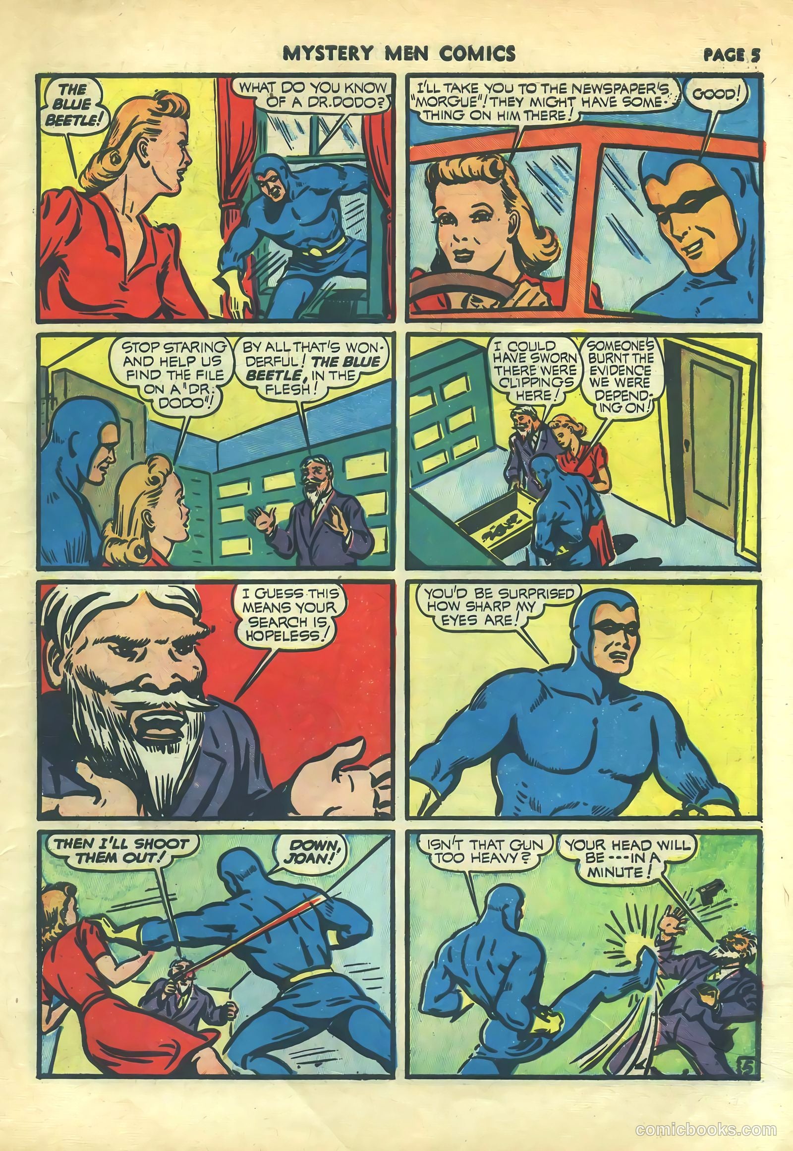 Mystery Men Comics #24 (1941) — page 7 of 68