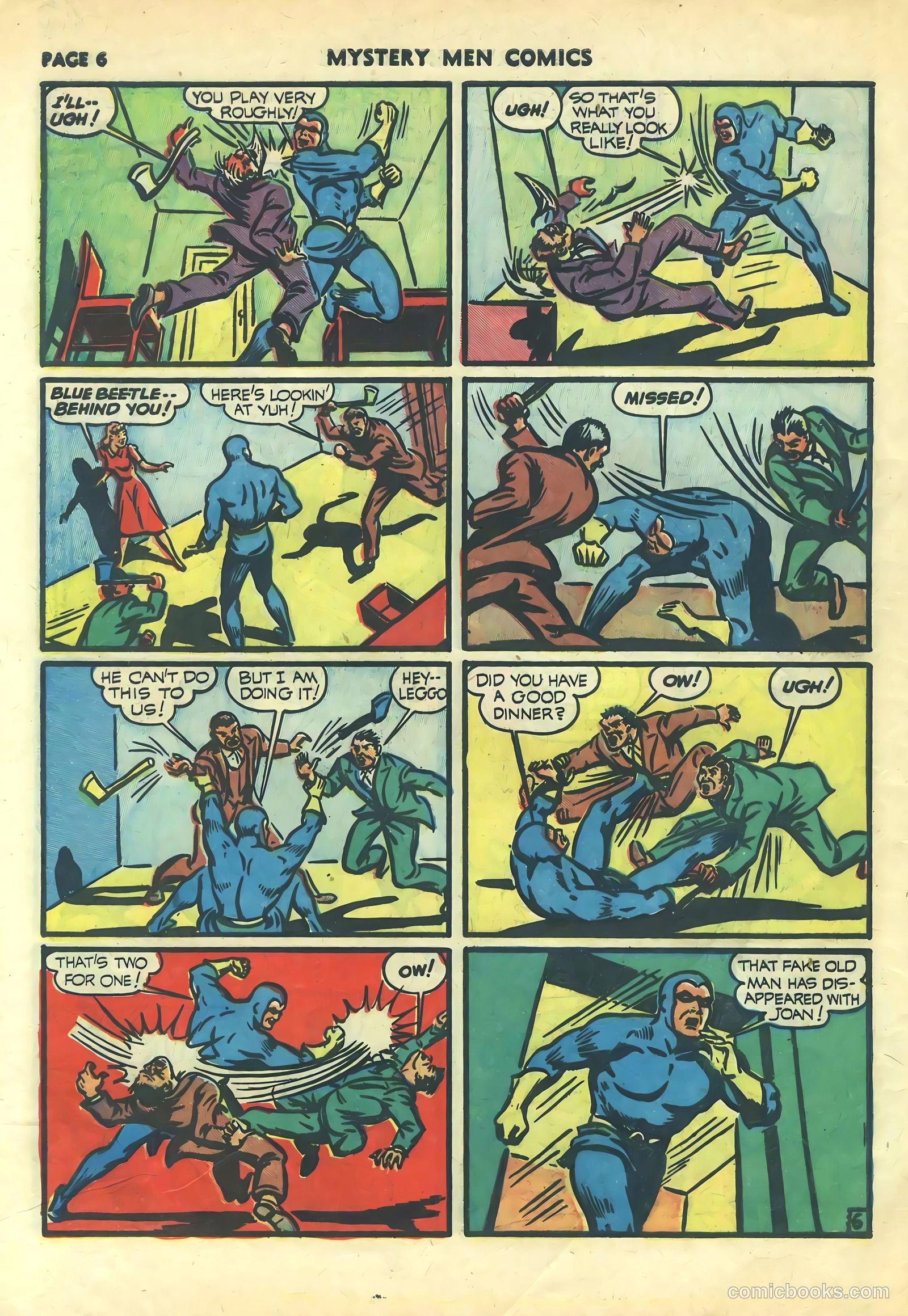 Mystery Men Comics #24 (1941) — page 8 of 68