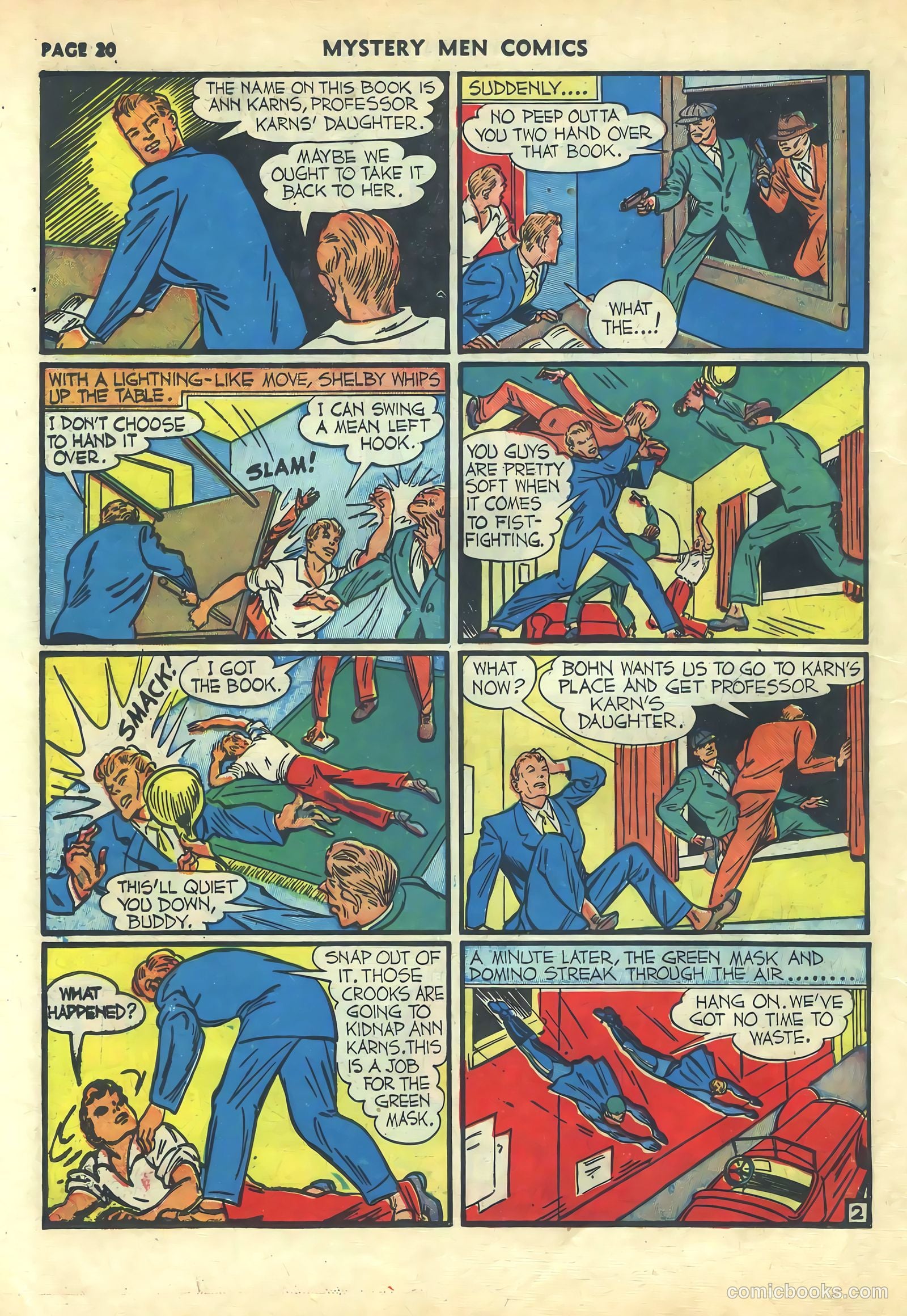 Mystery Men Comics #24 (1941) — page 22 of 68