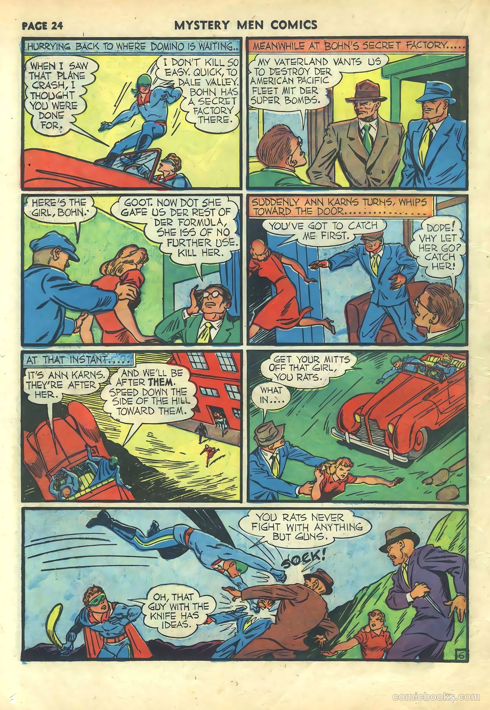Mystery Men Comics #24 (1941) — page 26 of 68