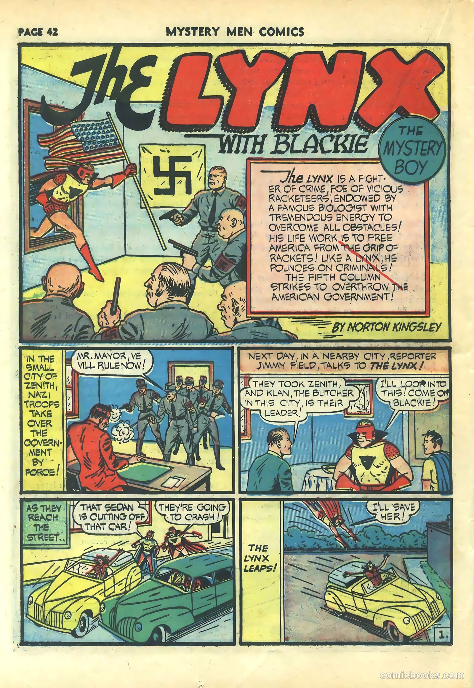 Mystery Men Comics #24 (1941) — page 44 of 68