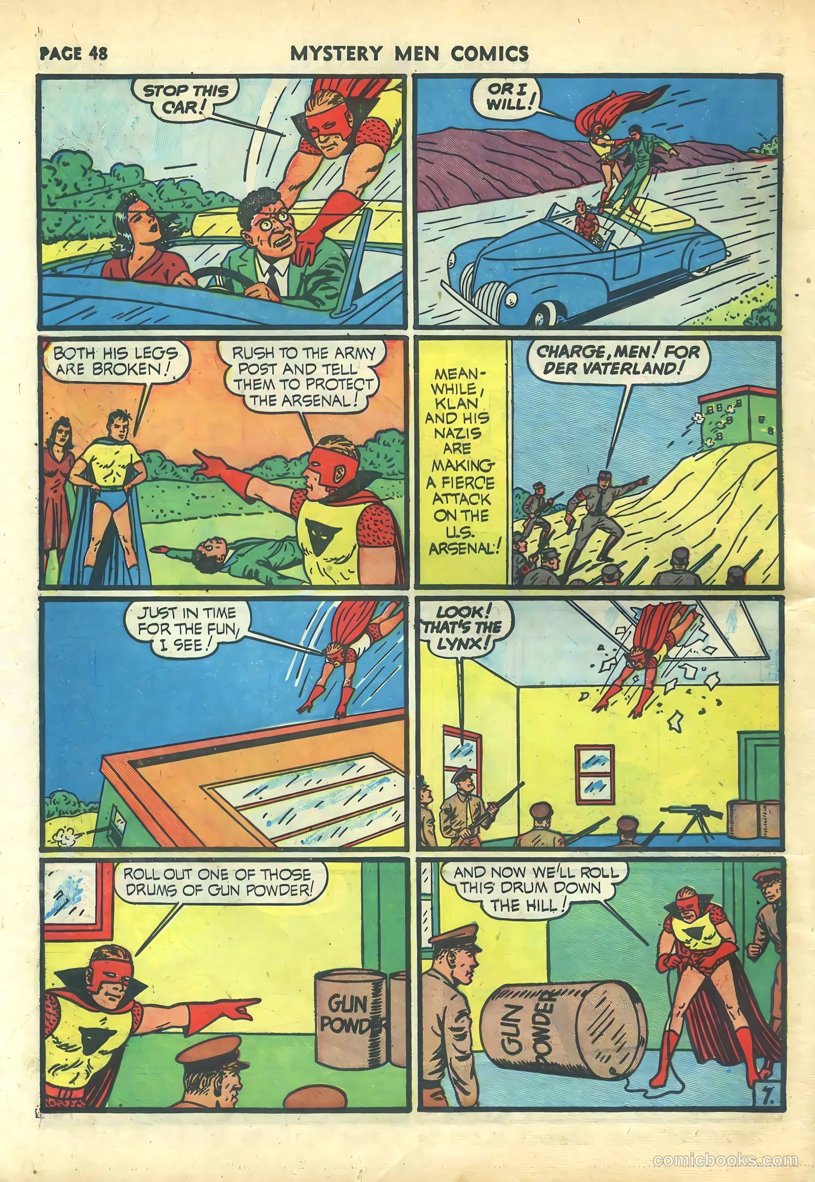 Mystery Men Comics #24 (1941) — page 50 of 68