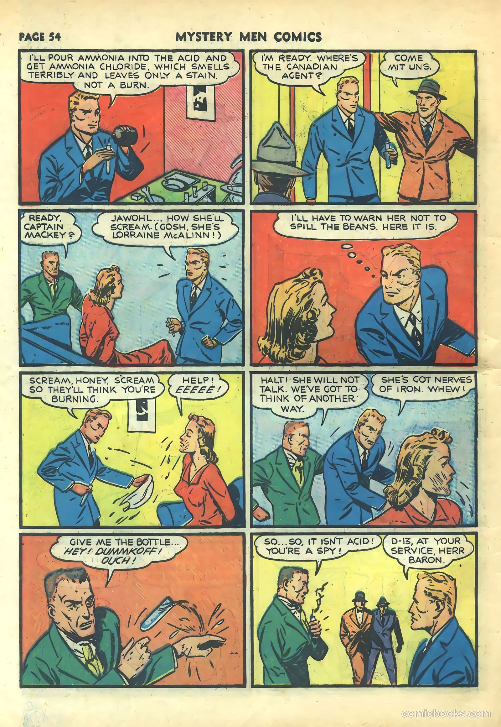 Mystery Men Comics #24 (1941) — page 56 of 68