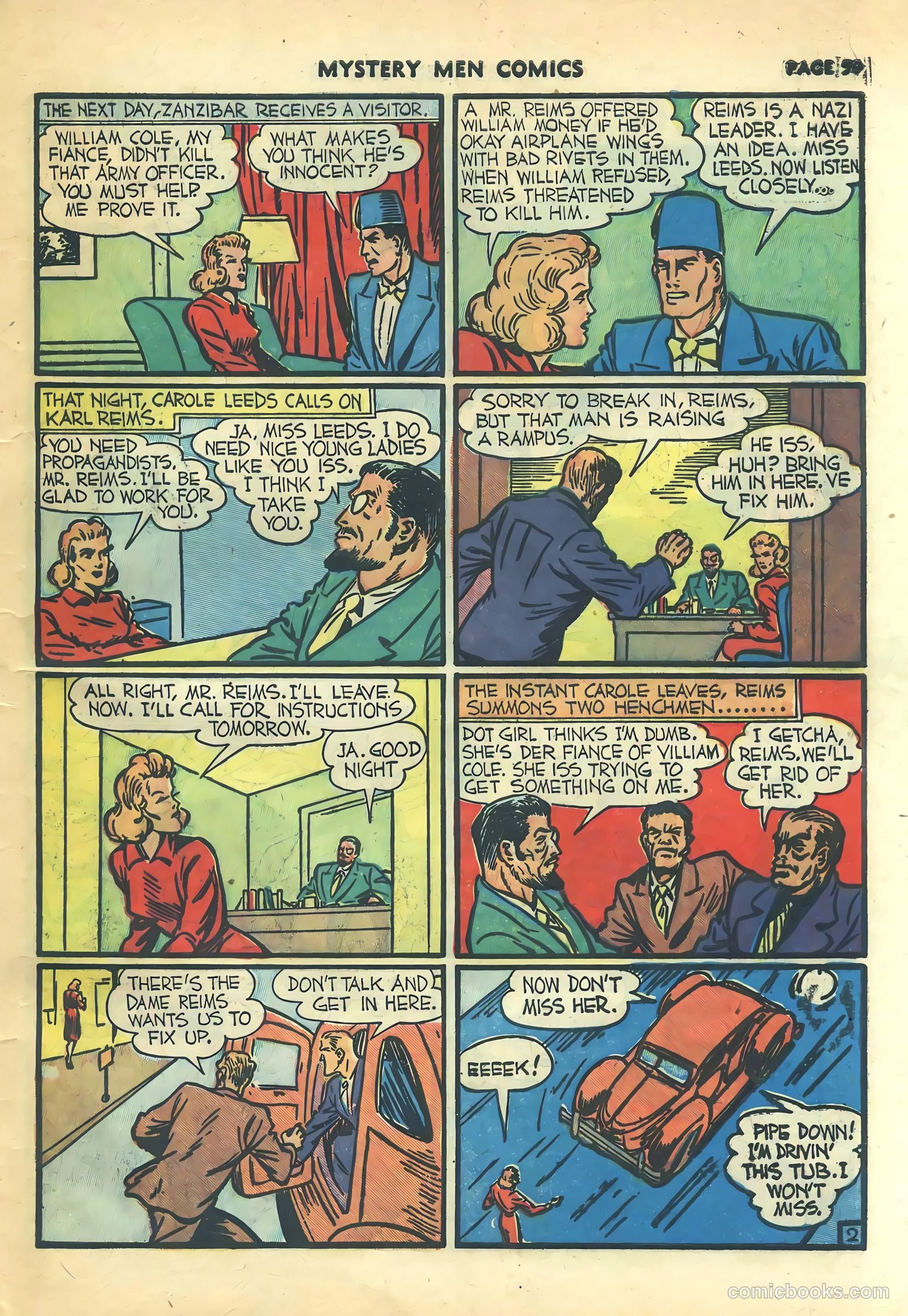 Mystery Men Comics #24 (1941) — page 61 of 68