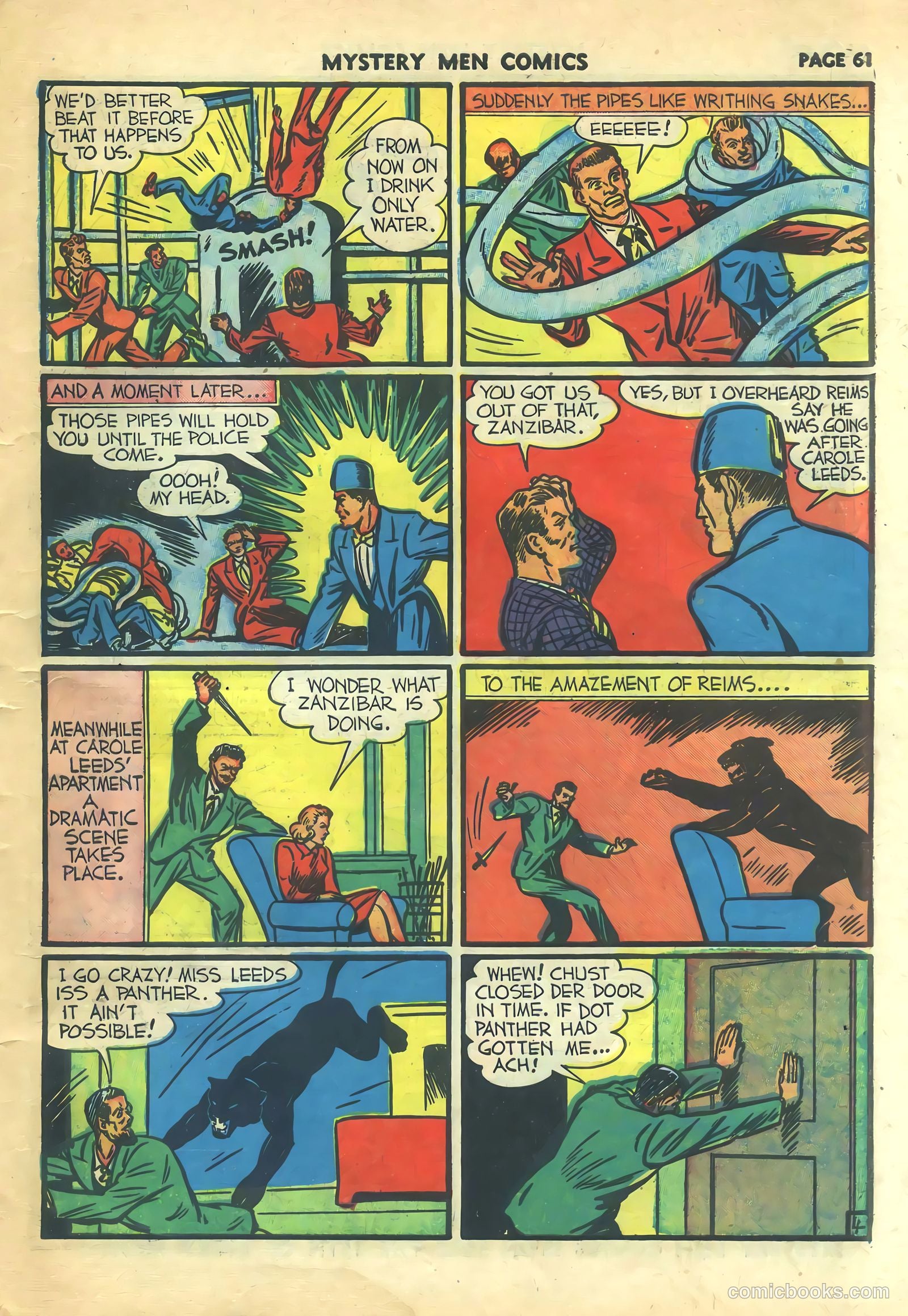 Mystery Men Comics #24 (1941) — page 63 of 68
