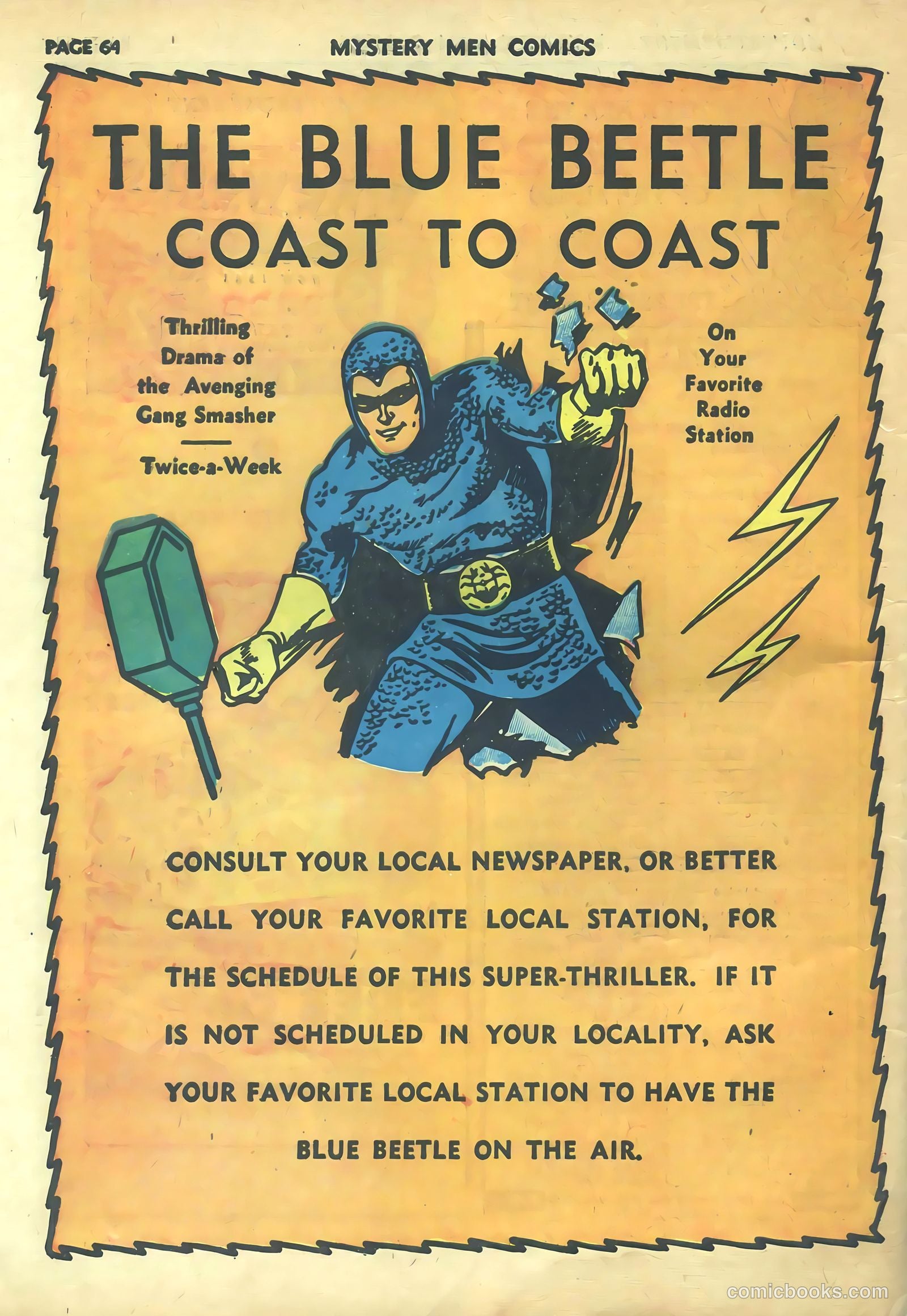 Mystery Men Comics #24 (1941) — page 66 of 68