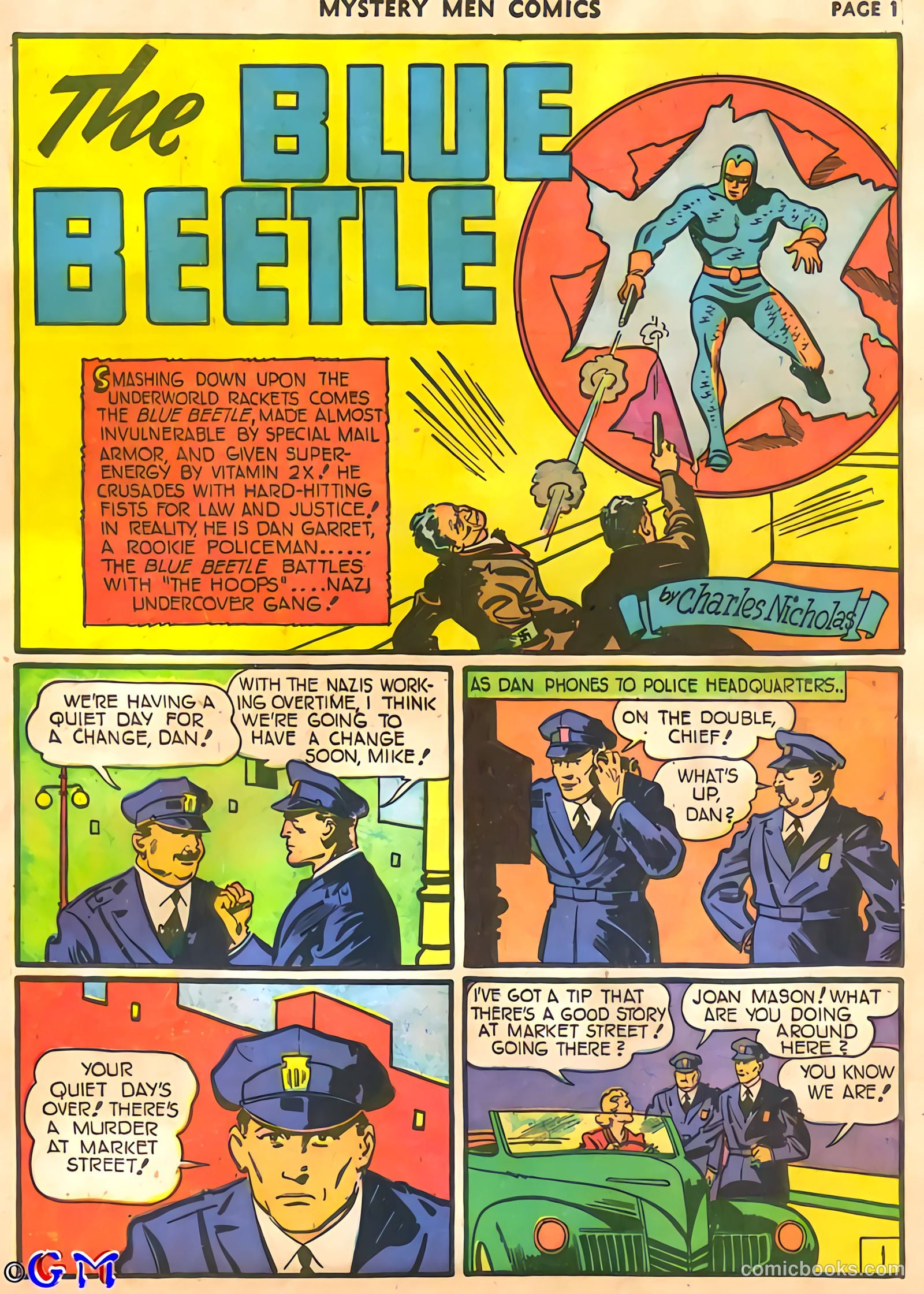 Mystery Men Comics #25 (1941) — page 3 of 67