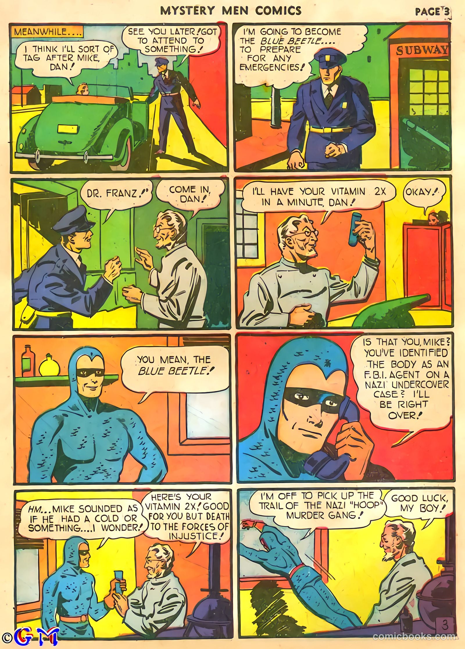 Mystery Men Comics #25 (1941) — page 5 of 67