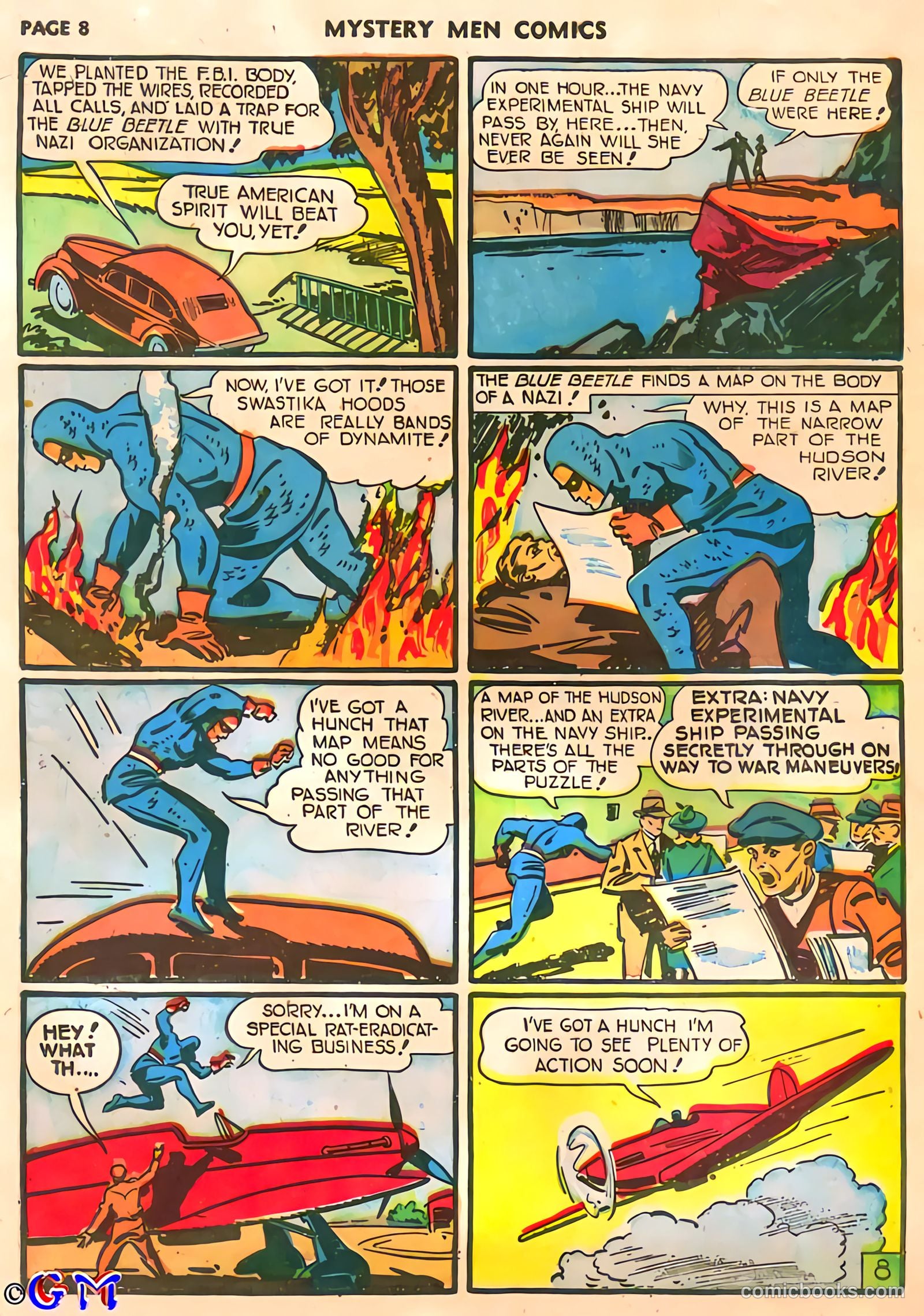 Mystery Men Comics #25 (1941) — page 10 of 67