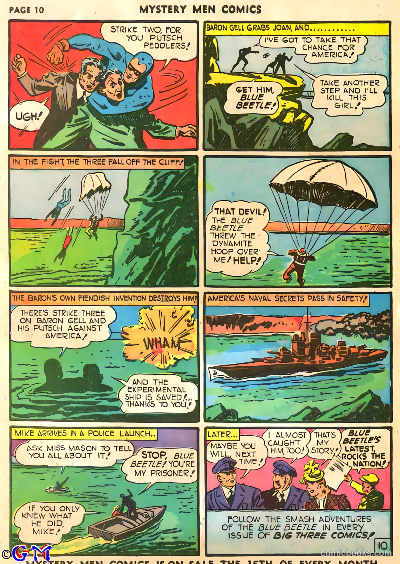 Mystery Men Comics #25 (1941) — page 12 of 67