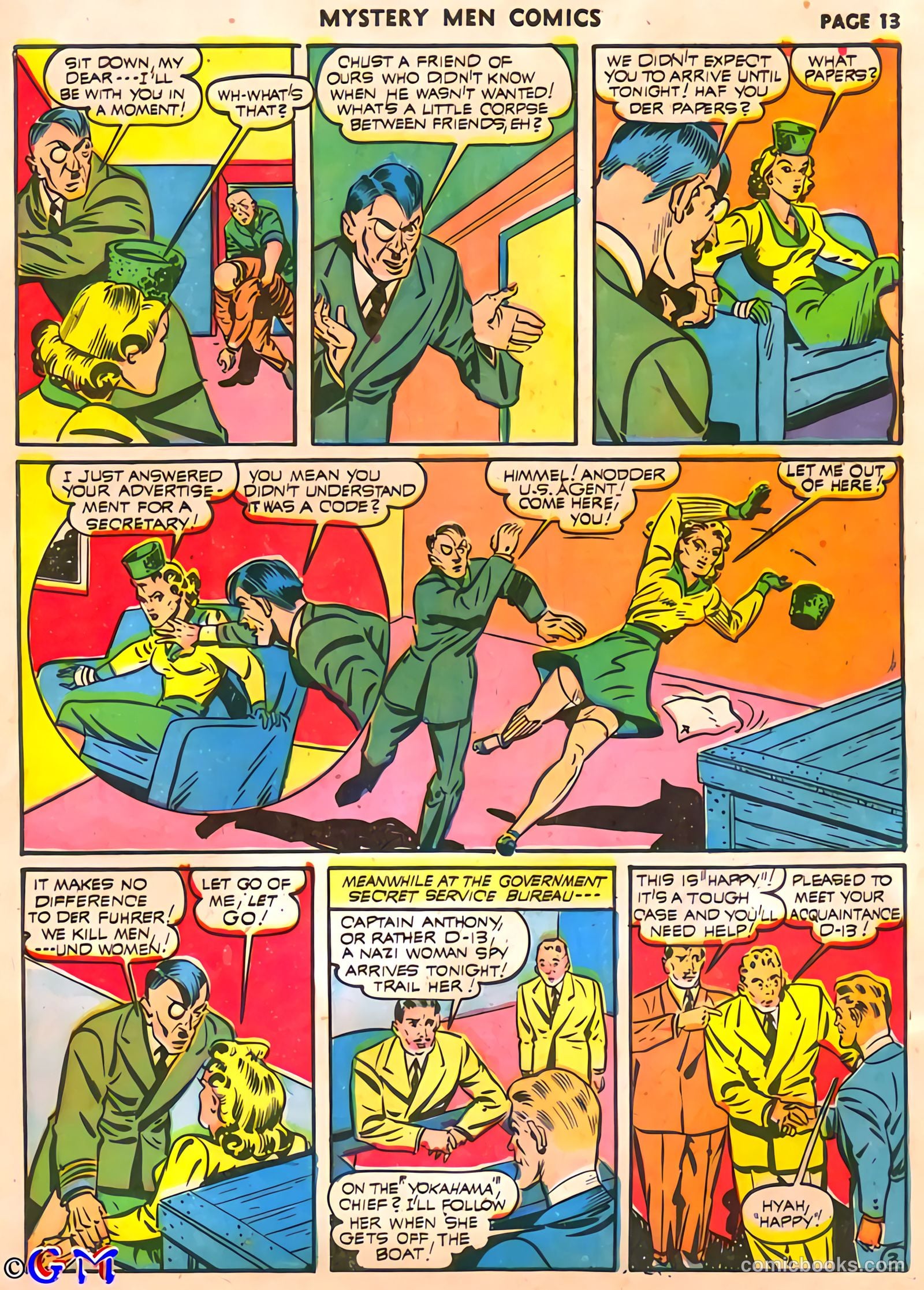 Mystery Men Comics #25 (1941) — page 15 of 67